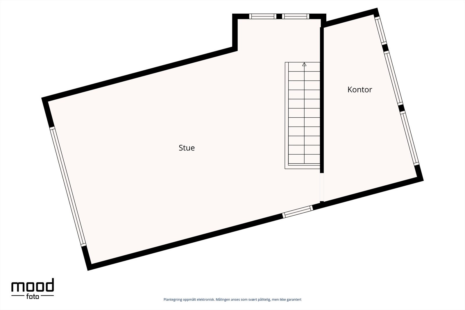 Plantegning loftsetasje. Galleribilde