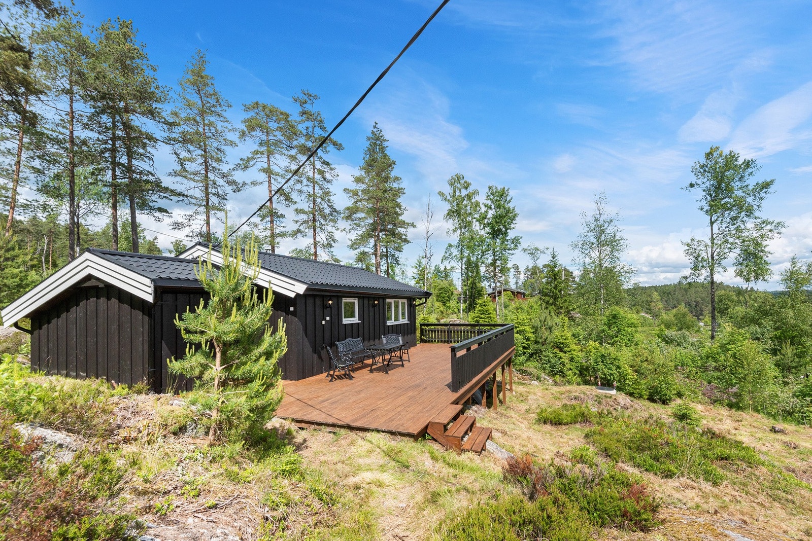 Velkommen til
Vatnveien 308 - presentert av Helen Egeberg Troøyen, tlf. 46 47 29 50. Fotograf: Tom Petter Hansen. Galleribilde