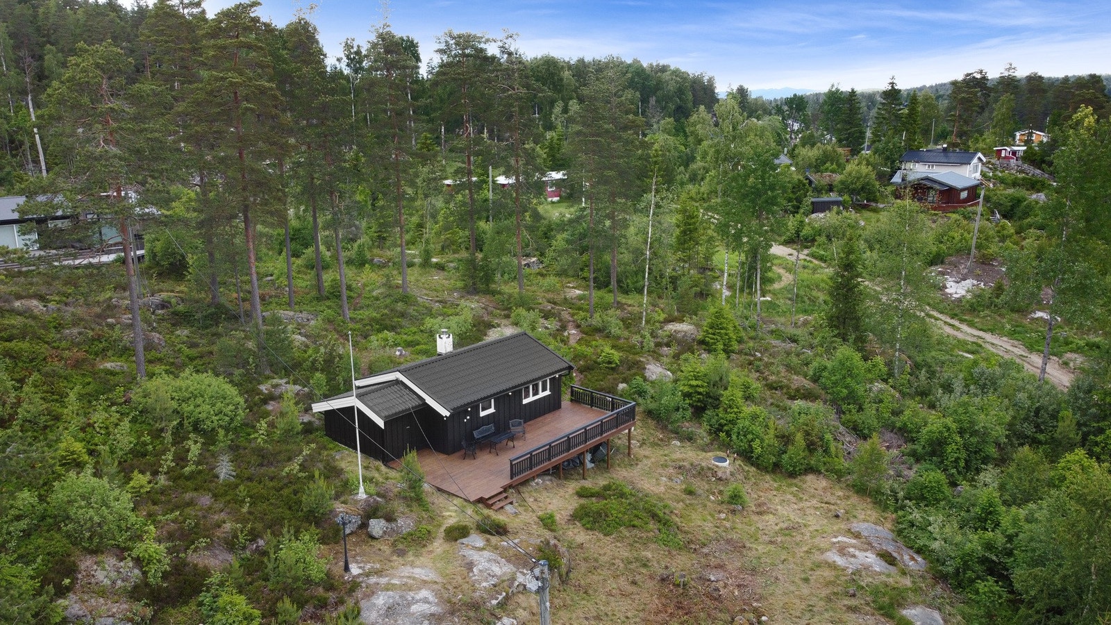 Eiendommen ligger i et veletablert og populært hytteområde. Galleribilde
