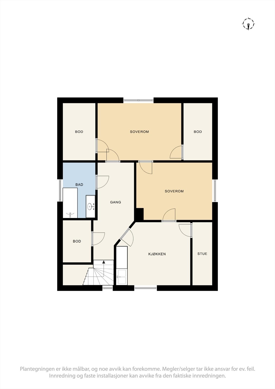 Plantegning 2.etasje Galleribilde