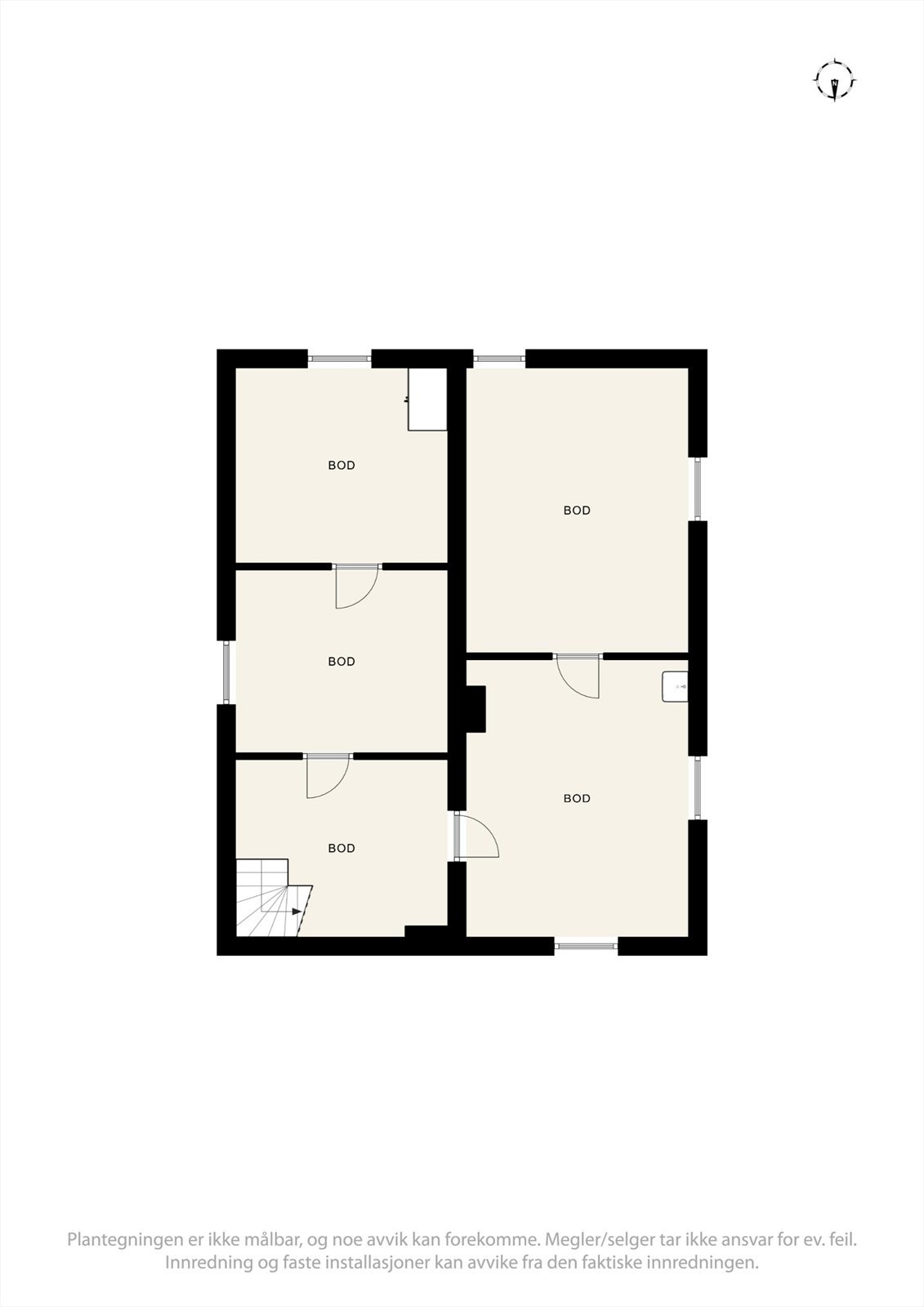 Plantegning kjeller Galleribilde