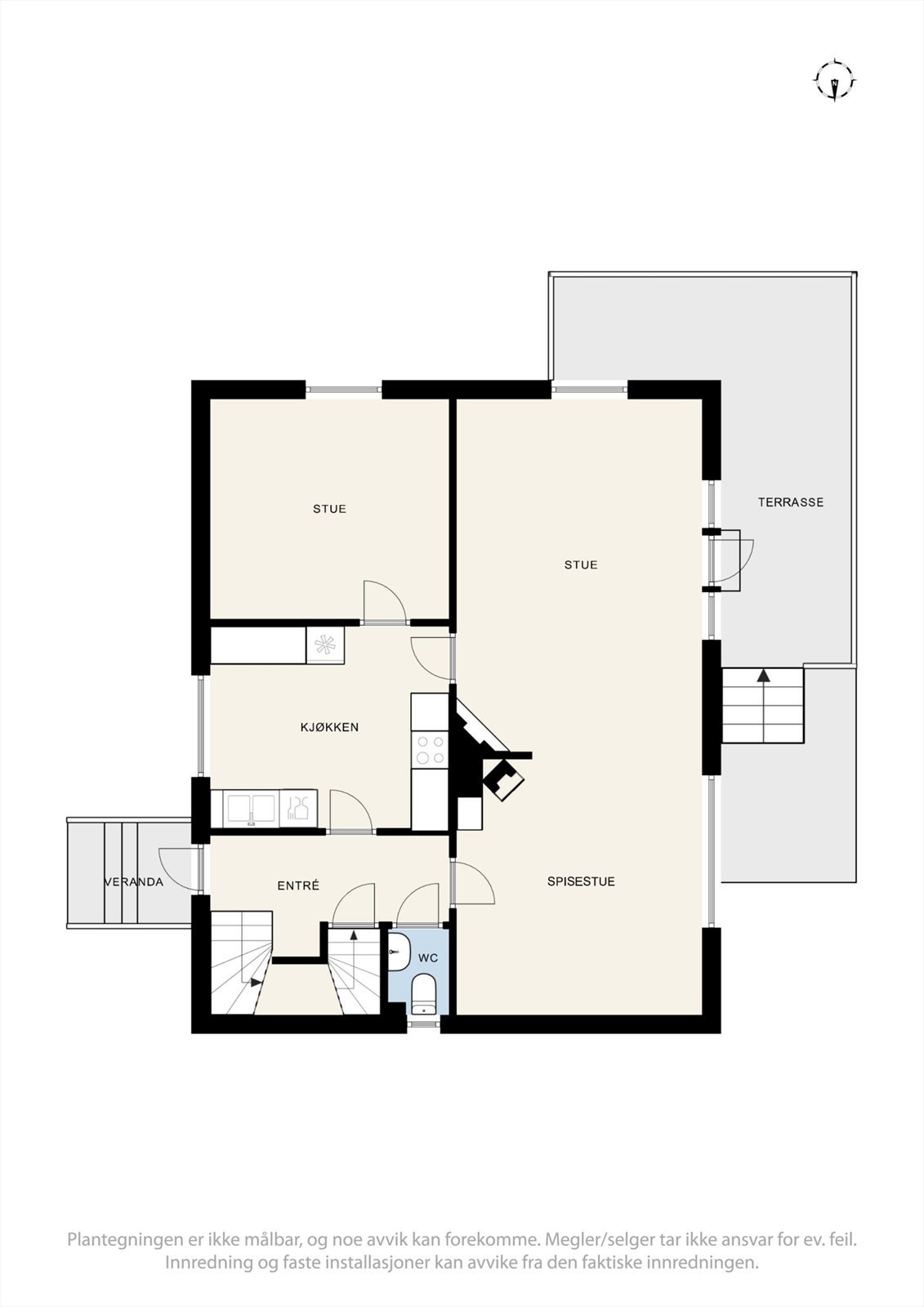 Plantegning 1.etasje Galleribilde