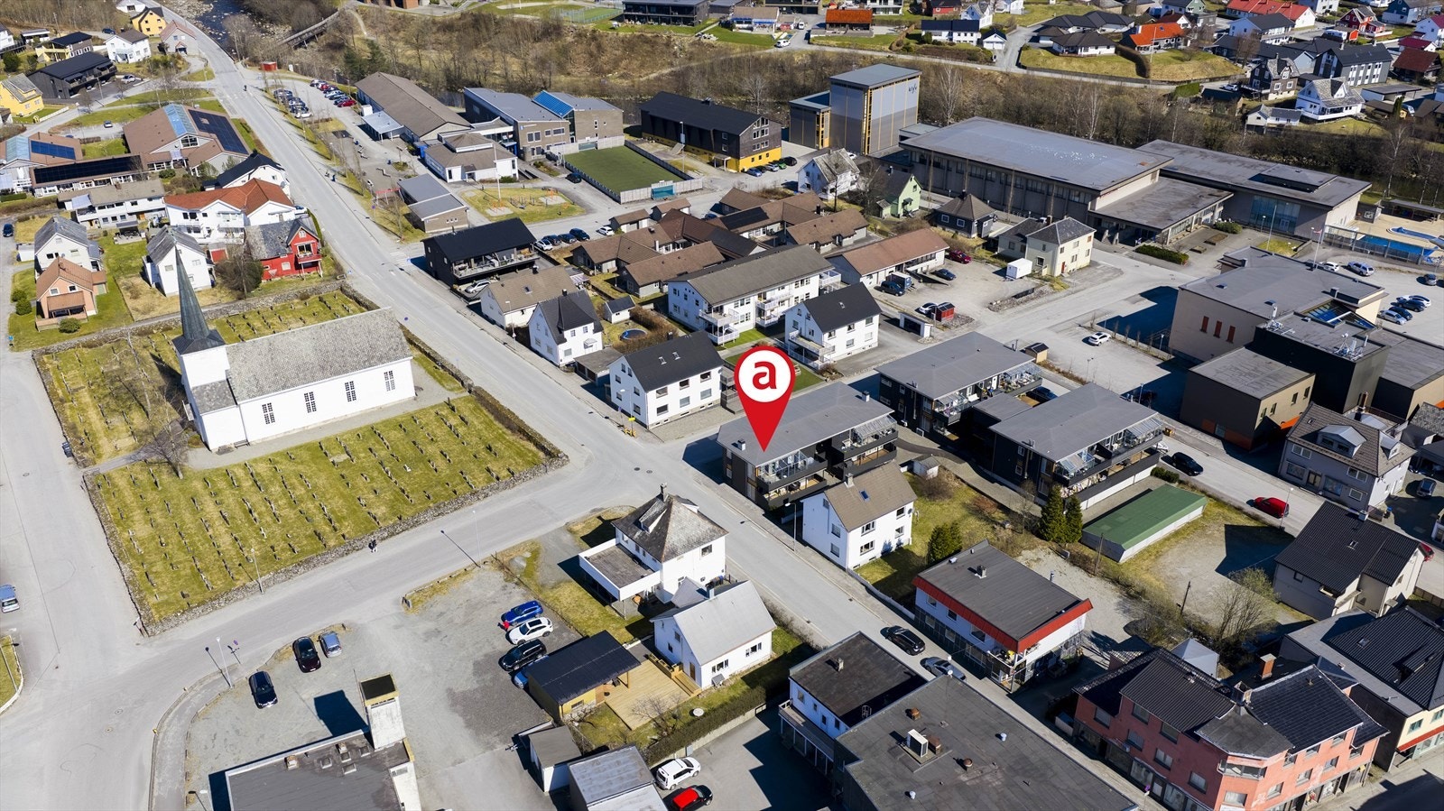 Oversikt - sentral beliggenhet Galleribilde