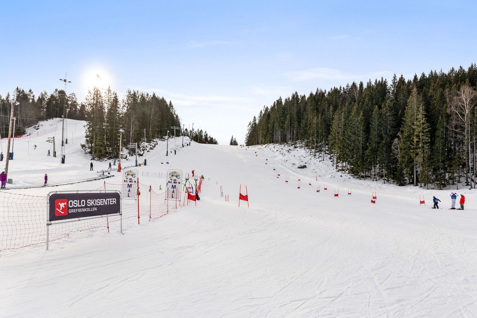 Det kort vei til flotte Grefsenkollen med slalåmbakke Galleribilde