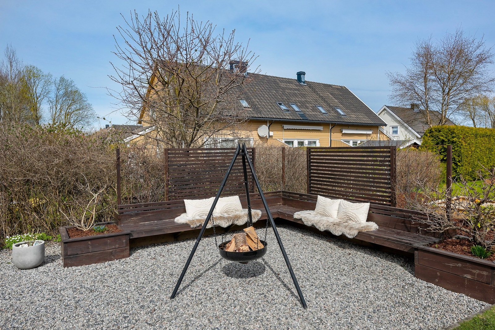 En kjempekoselig plass å sitte utover kveldene. Galleribilde