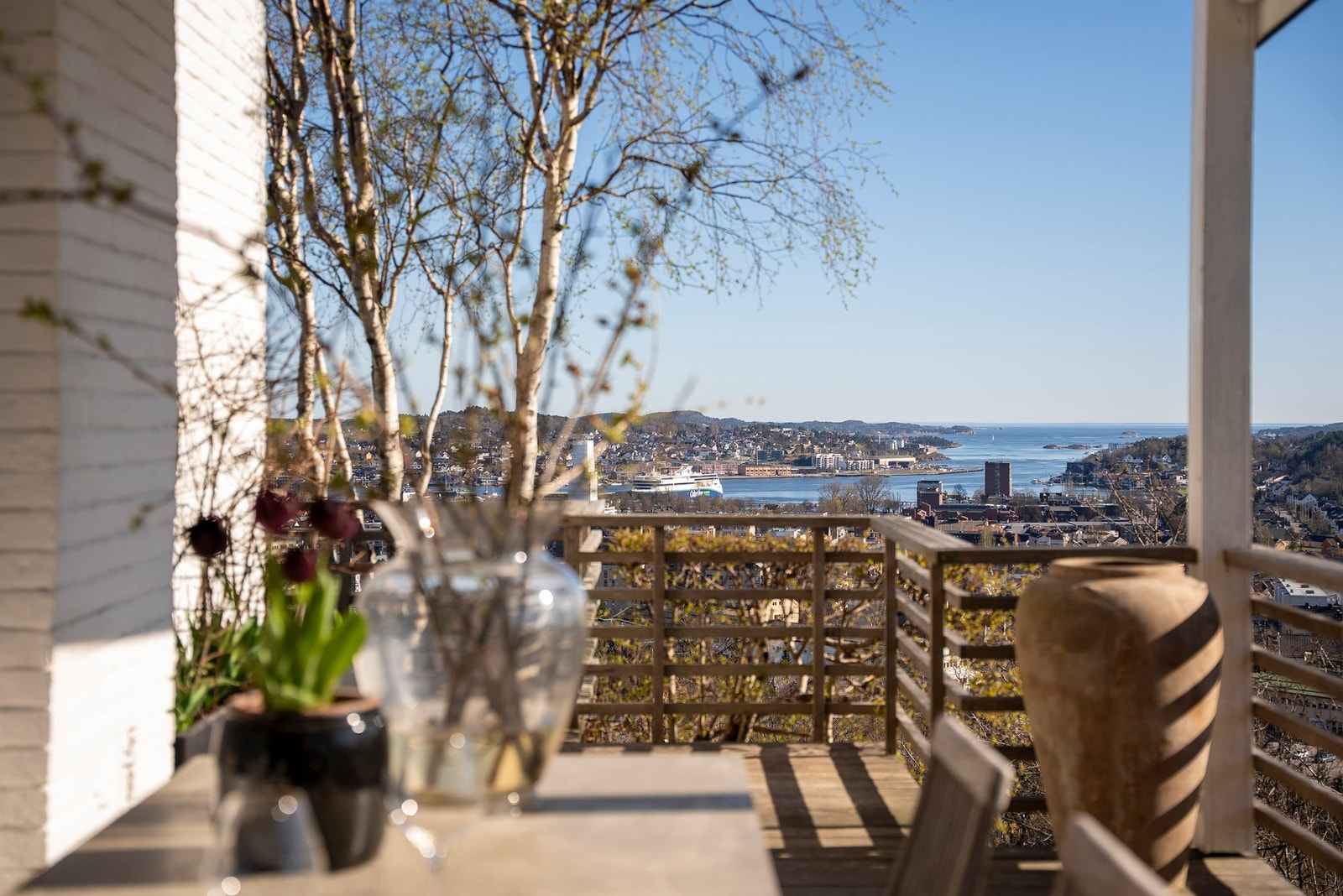 Nyt utsikt, sol og vestvendt terrasse Galleribilde