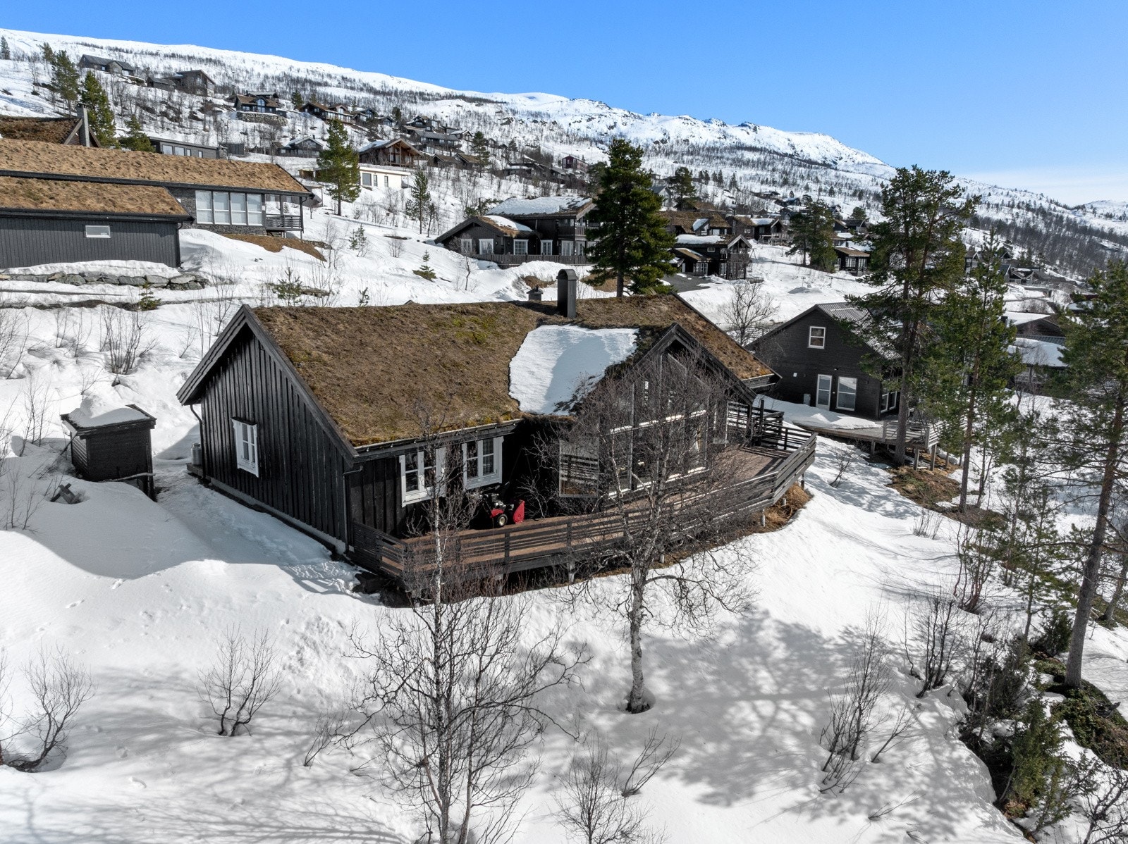 Her har du plass til både besøk og familie.