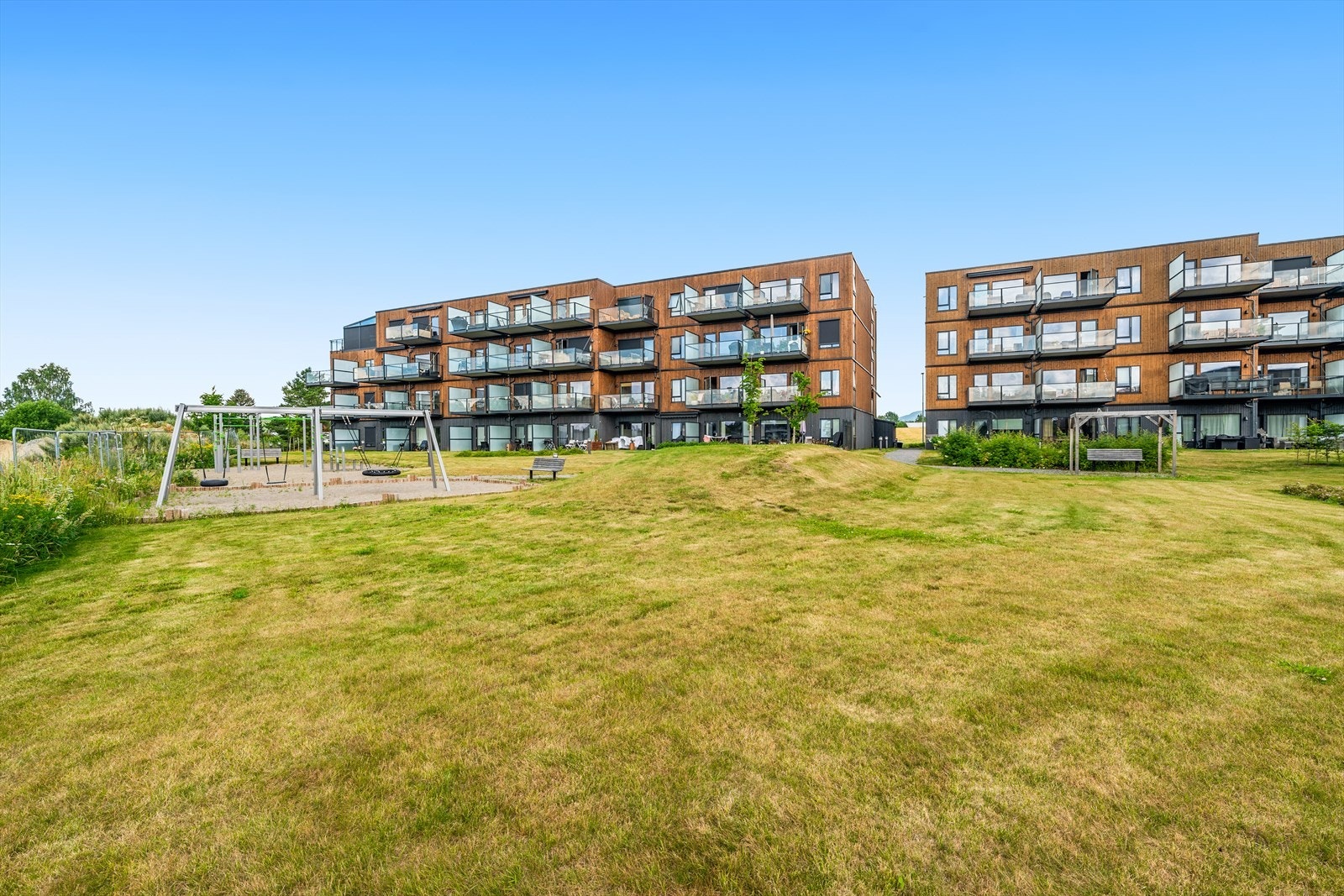 Sameiets fellesområde er pent opparbeidet Galleribilde