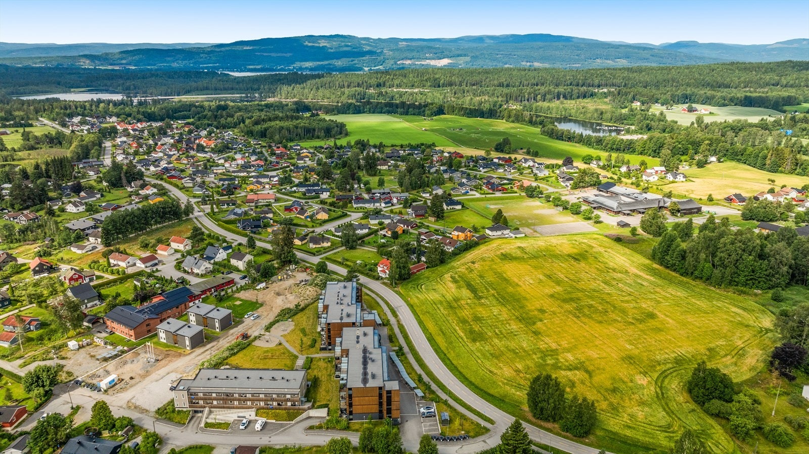 Kort vei til skole og barnehage Galleribilde