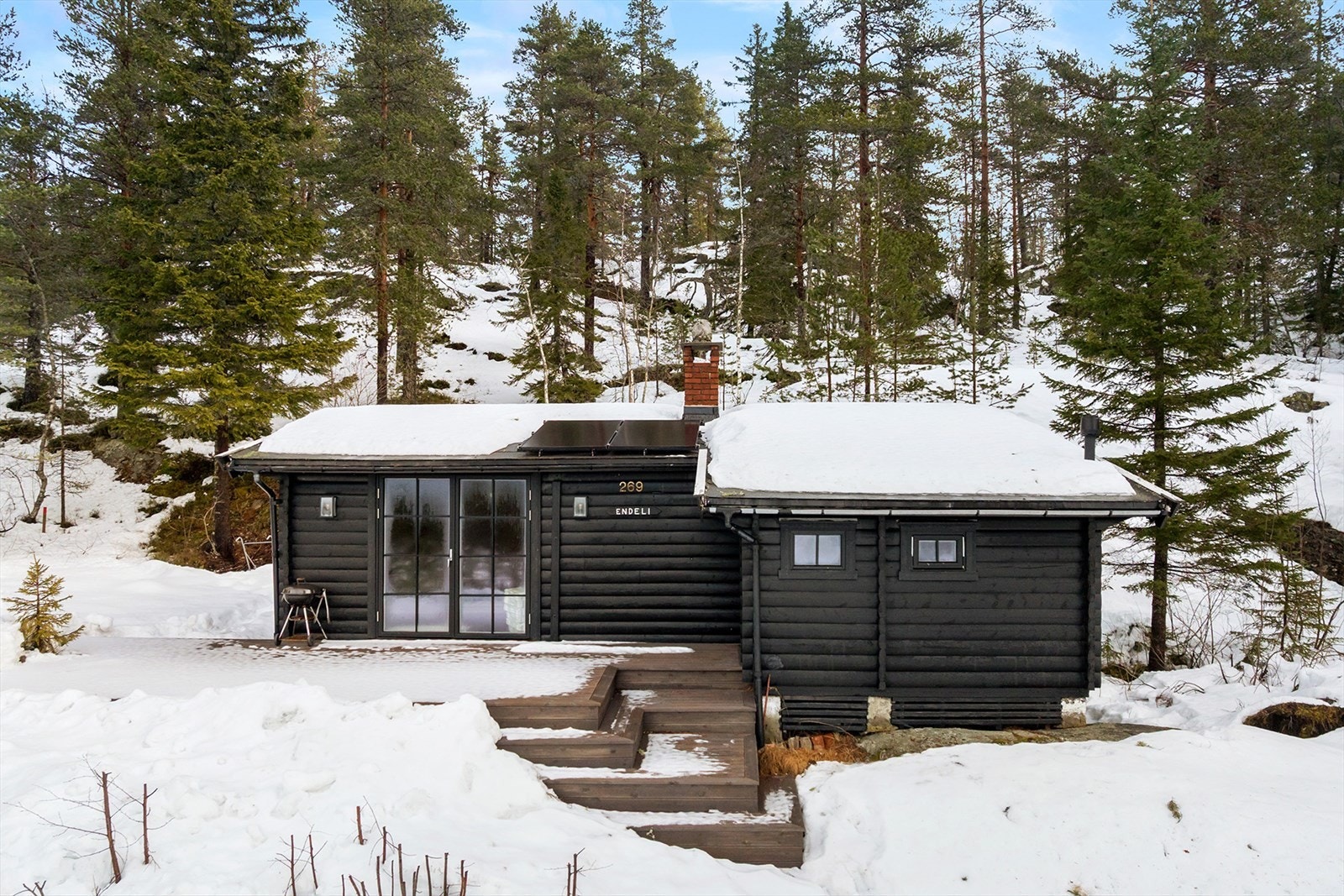 Hytta er betydelig oppgradert de siste årene Galleribilde