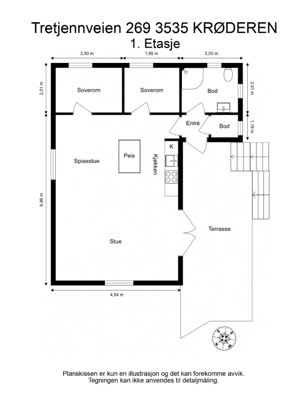 Plantegning Galleribilde