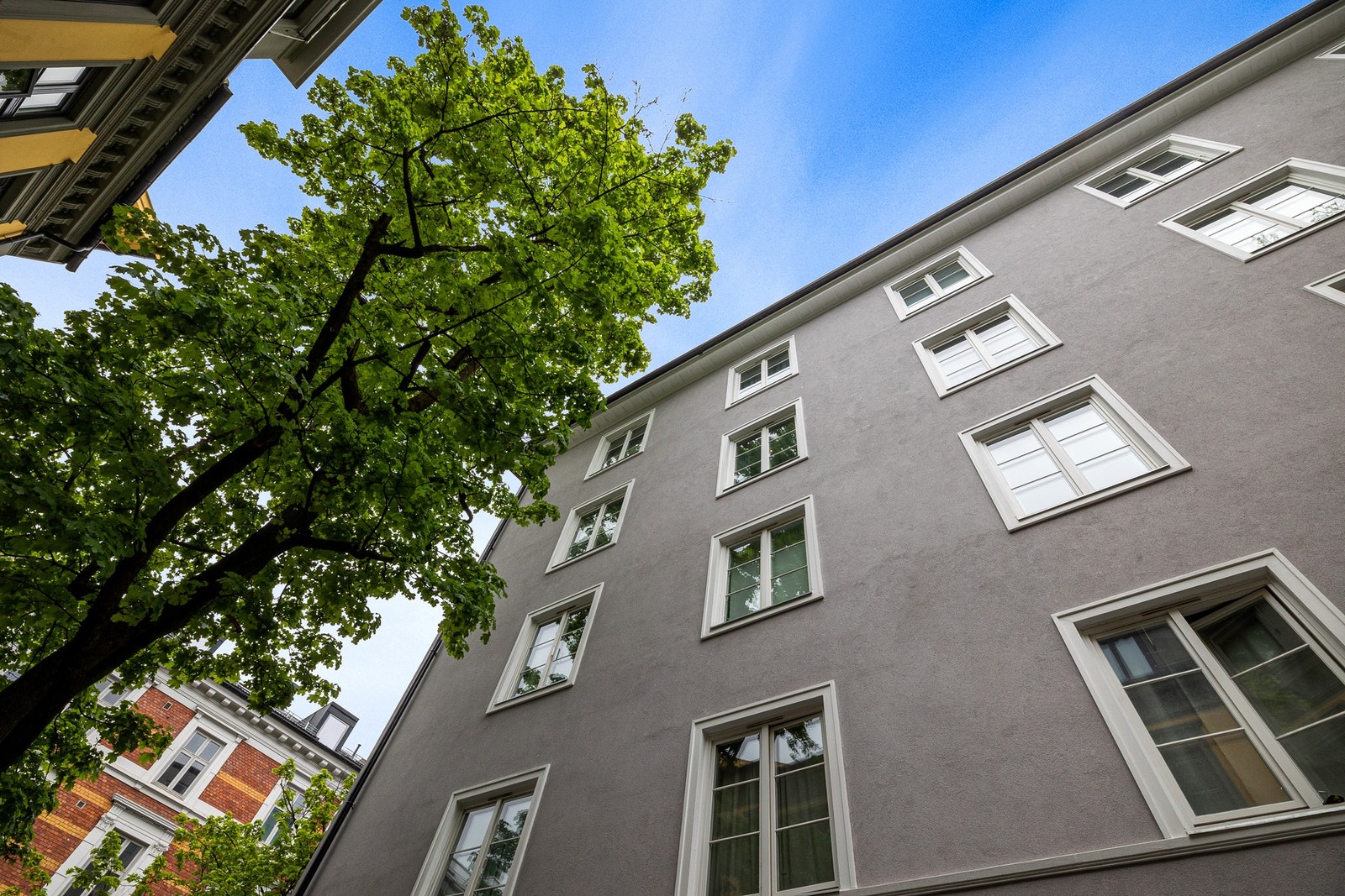 Leiligheten er høytliggende med intern beliggenhet. Galleribilde