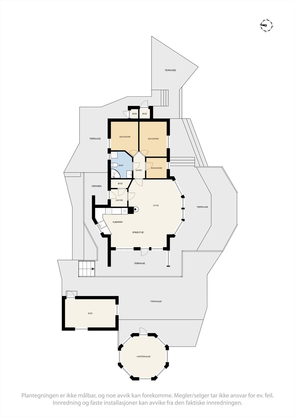 Plantegning. Galleribilde