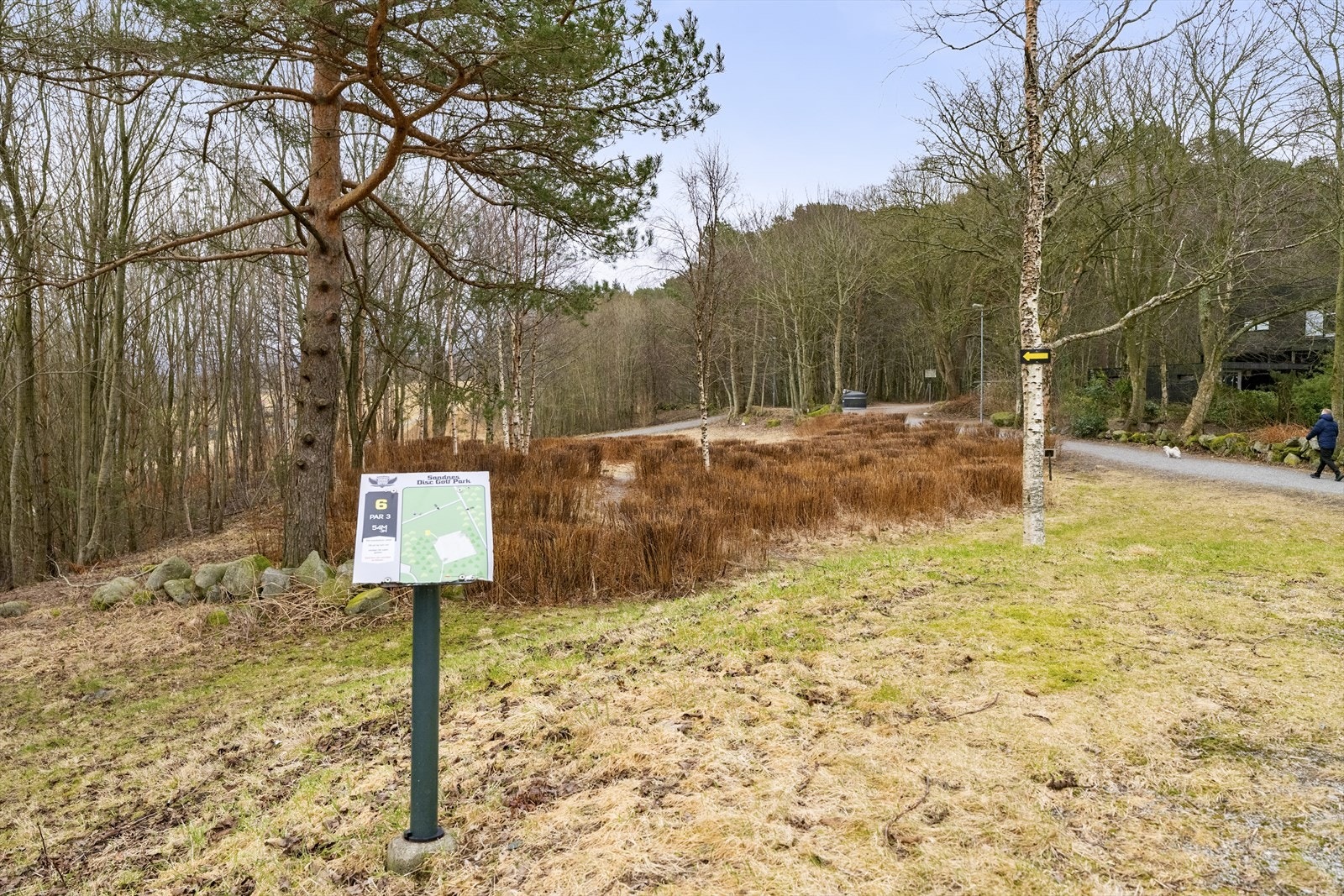 Fra boligen er det kort gangavstand til Sandnes Diskgolfpark Galleribilde
