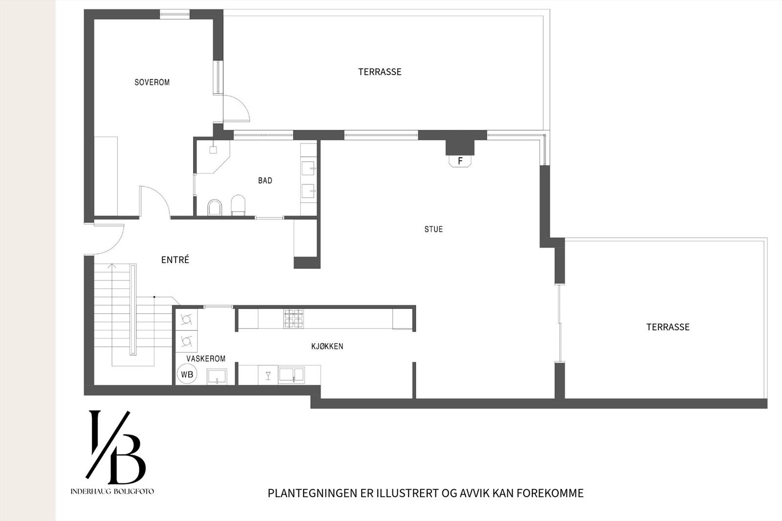 Plantegning hovedetasje Galleribilde