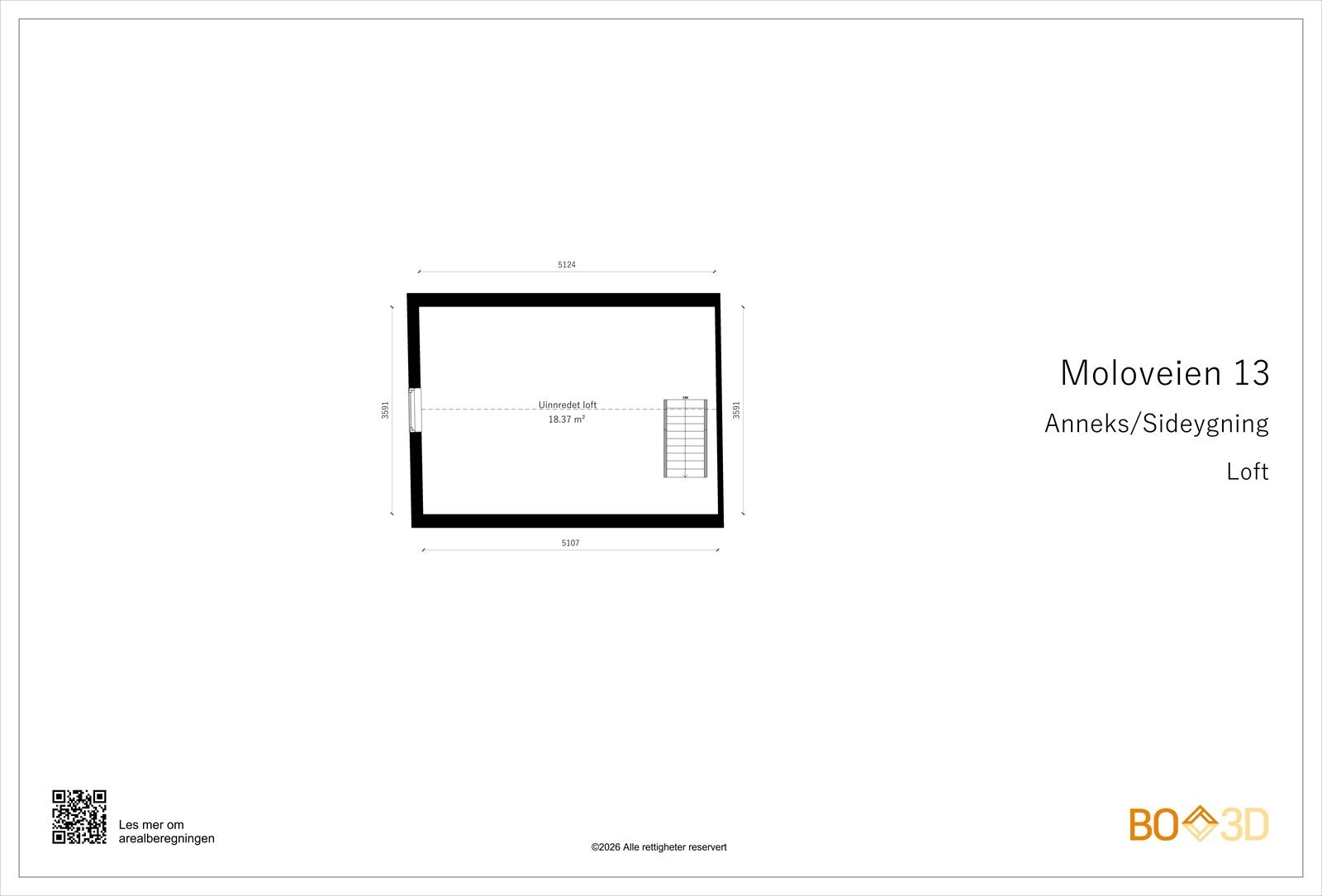 Anneks-Sideygning-Loft Galleribilde