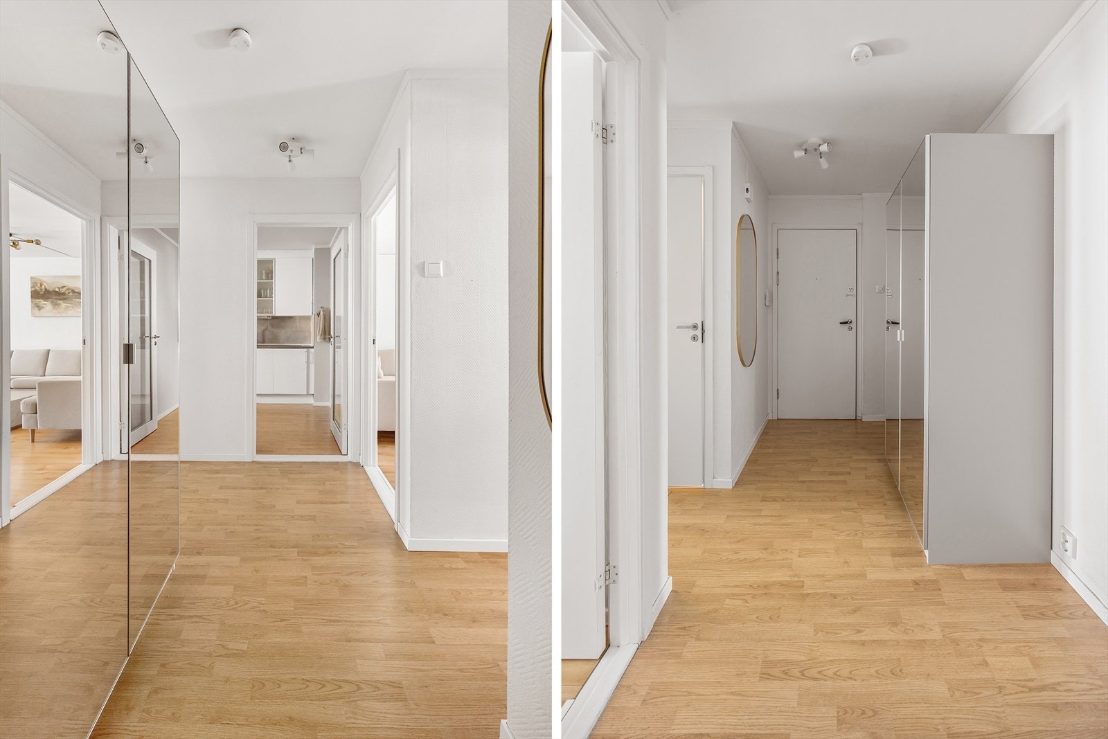 Du ønskes velkommen inn i en romslig entré. Galleribilde