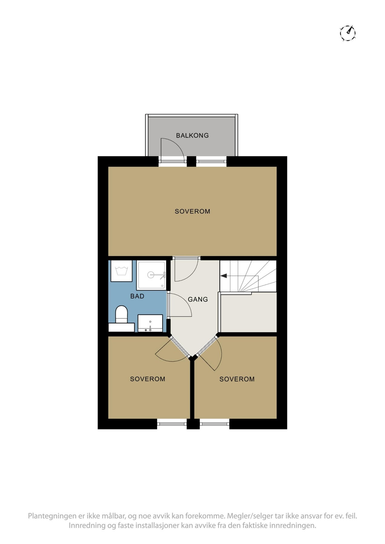 Plantegning Loft Galleribilde
