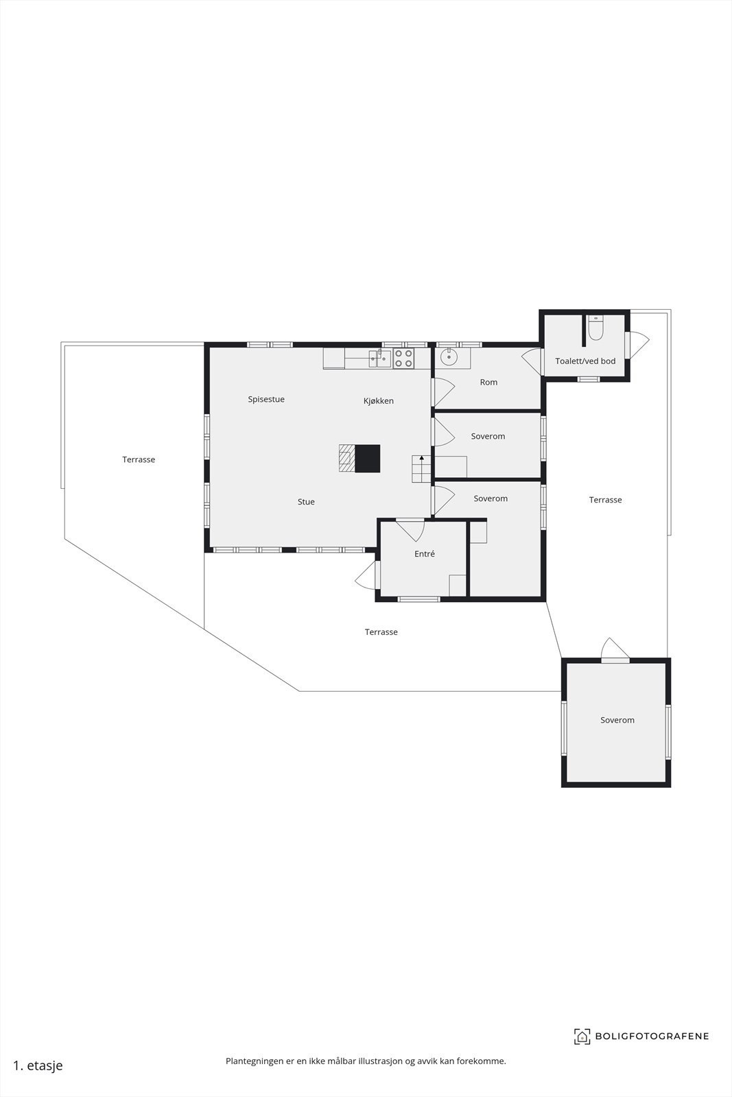 Plantegning Galleribilde