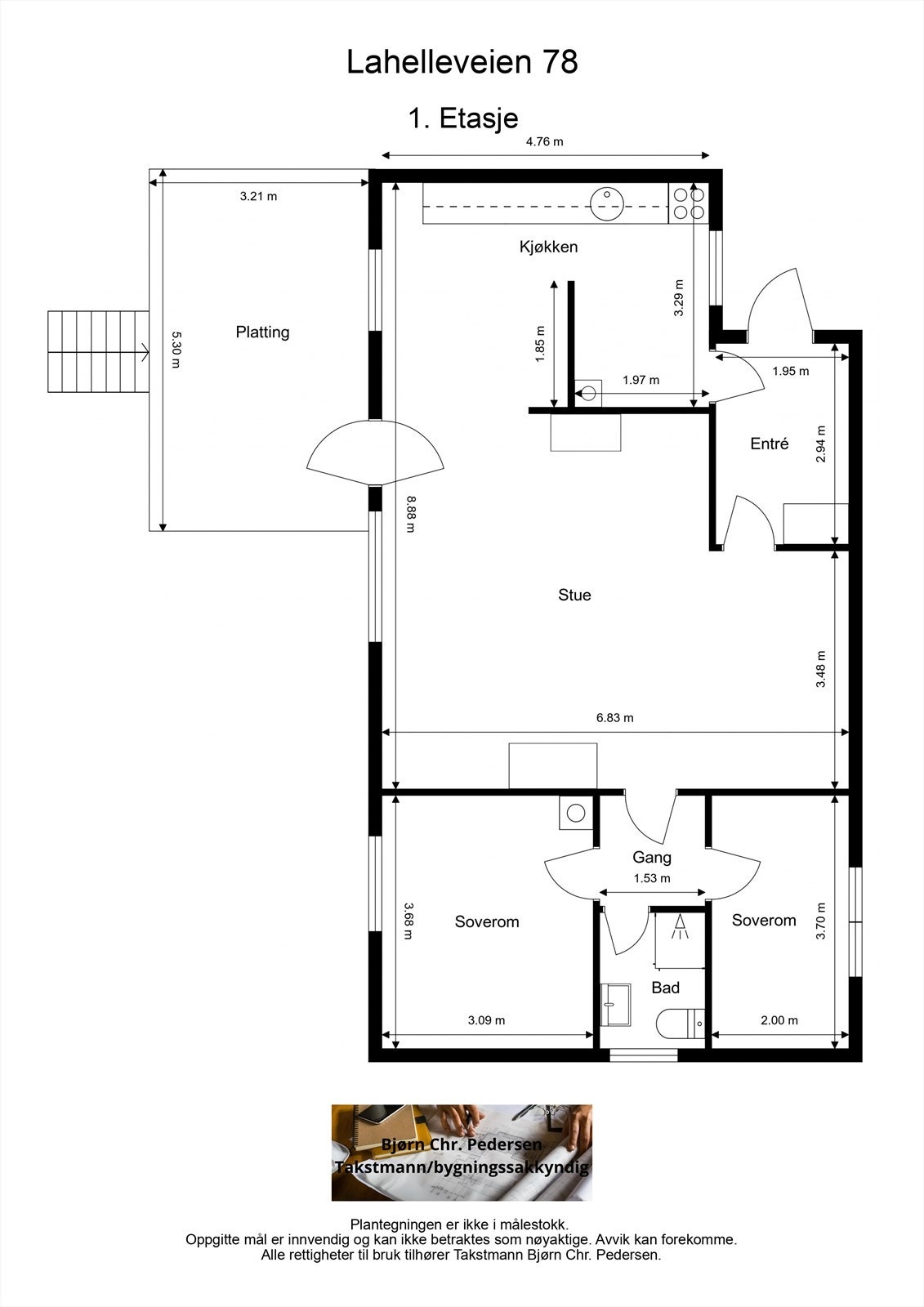 Plantegning Galleribilde