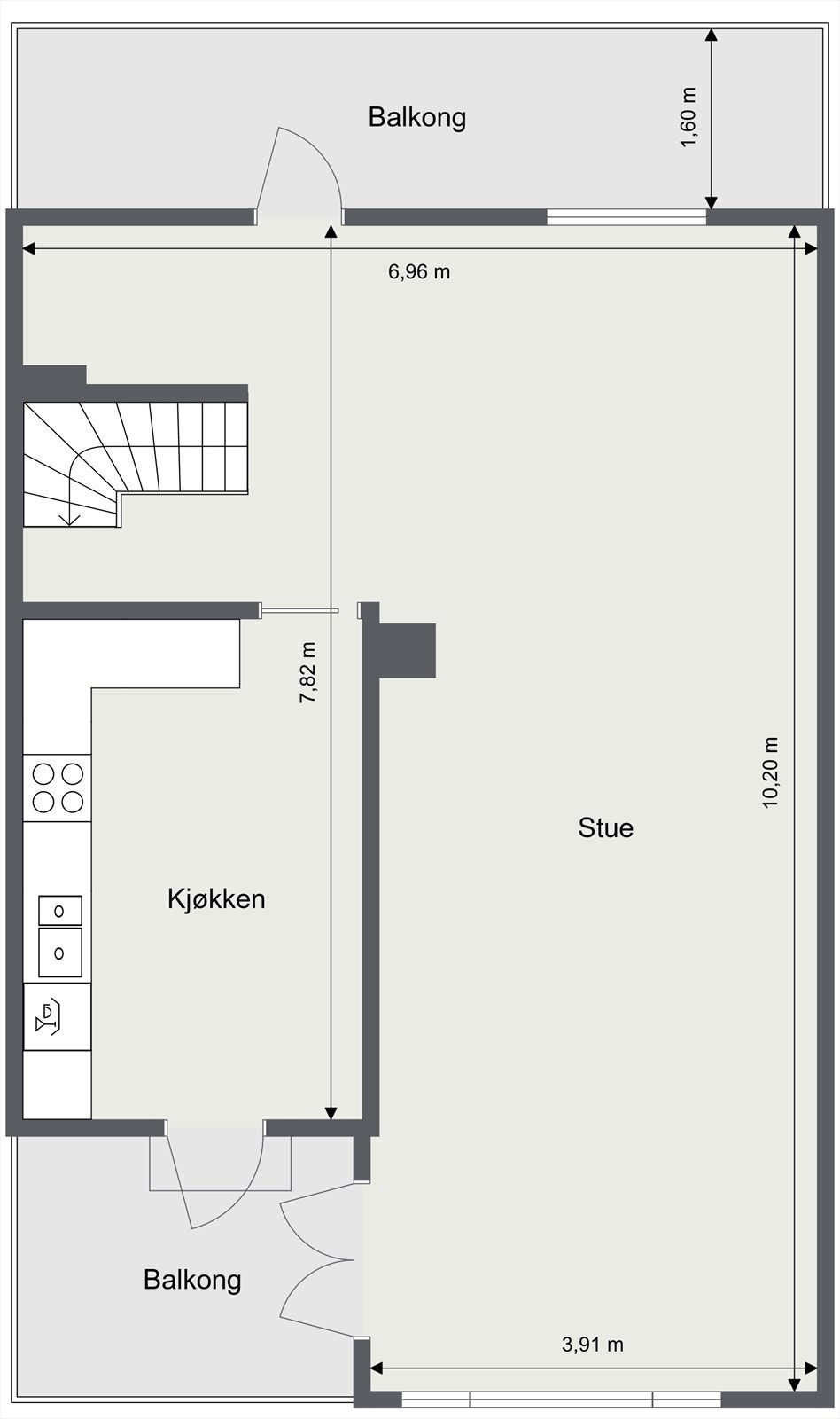 Planskisse 2. etasje Galleribilde