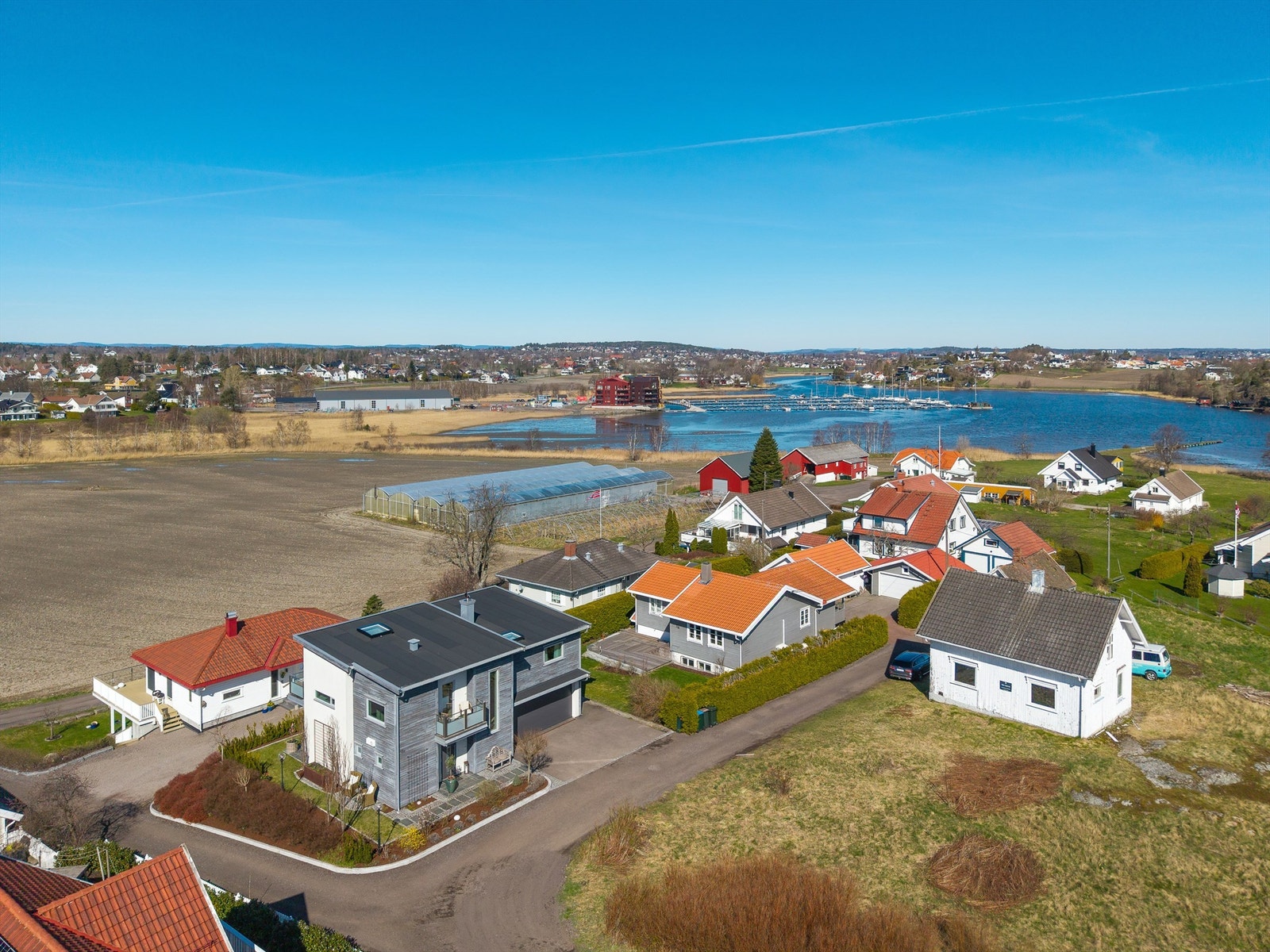 Oversiktsbilde som viser boligens plassering i nabolaget. Galleribilde