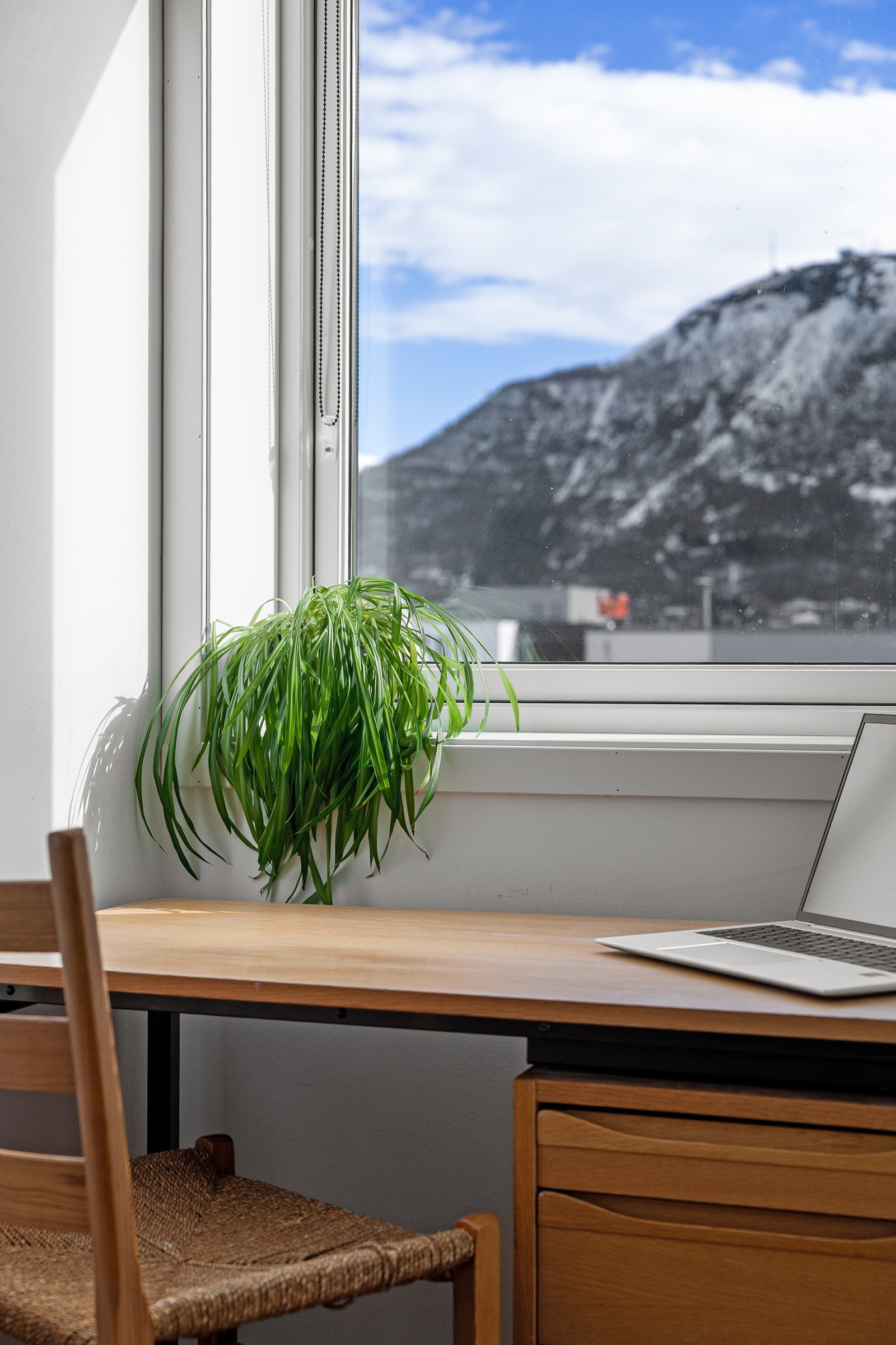 Hjemmekontor med fantastisk utsikt.