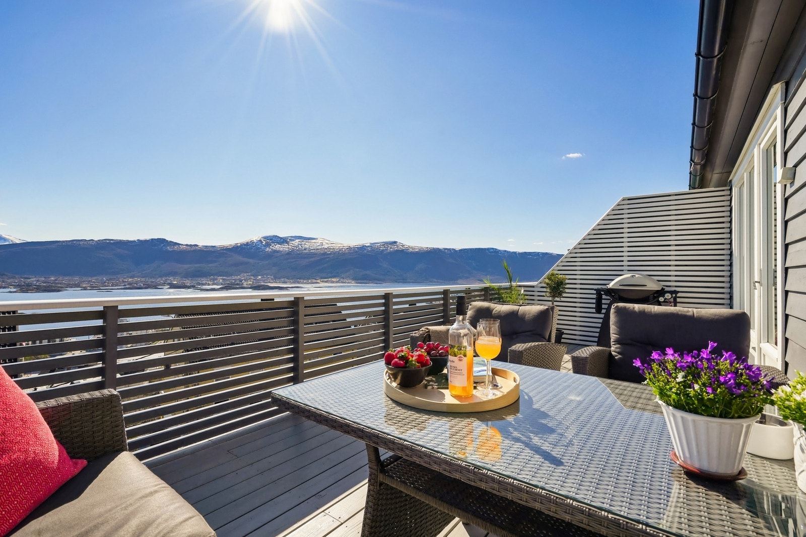 Her kan lange sommerdager nytes. Galleribilde