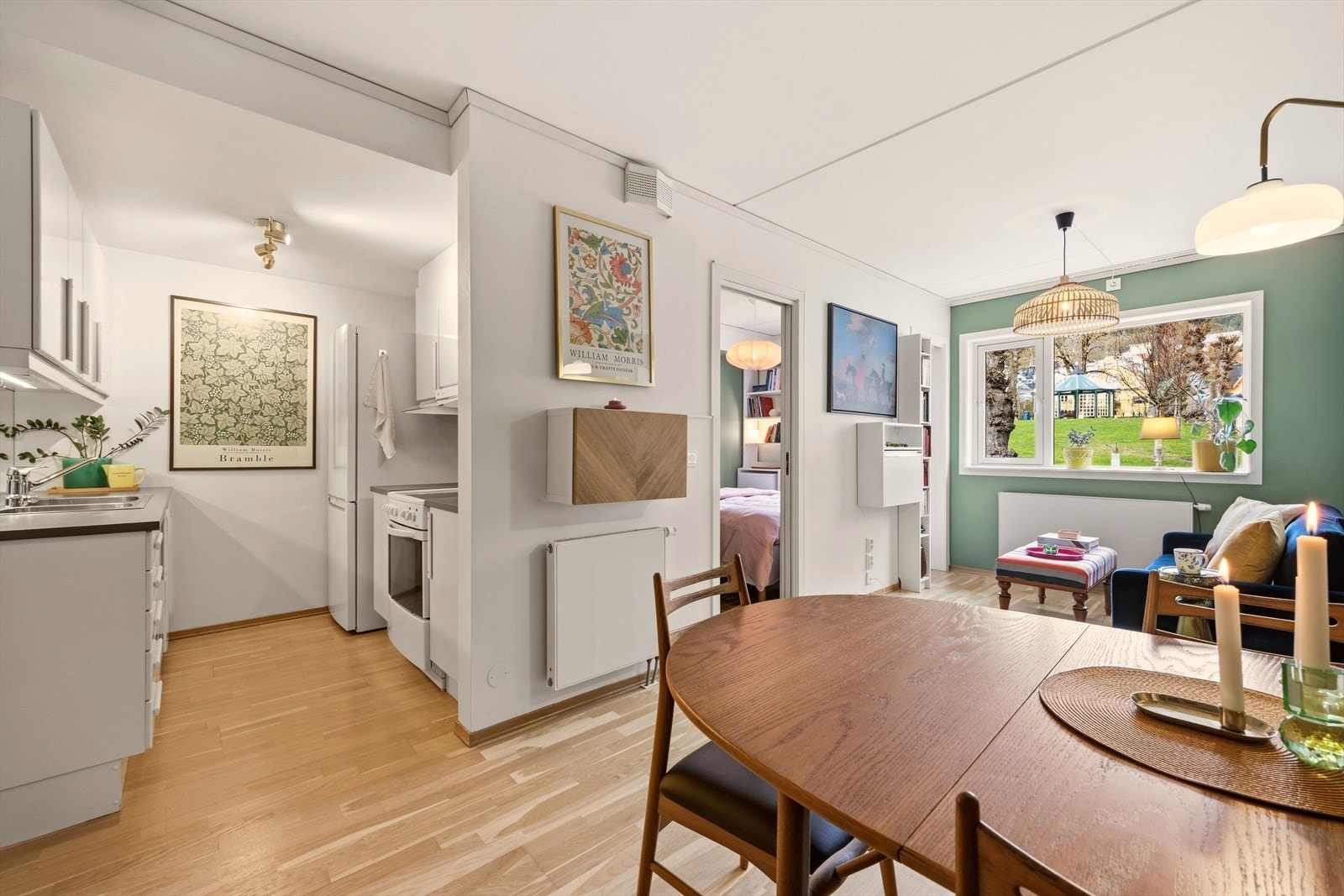 Åpen stue-/kjøkkenløsning Galleribilde