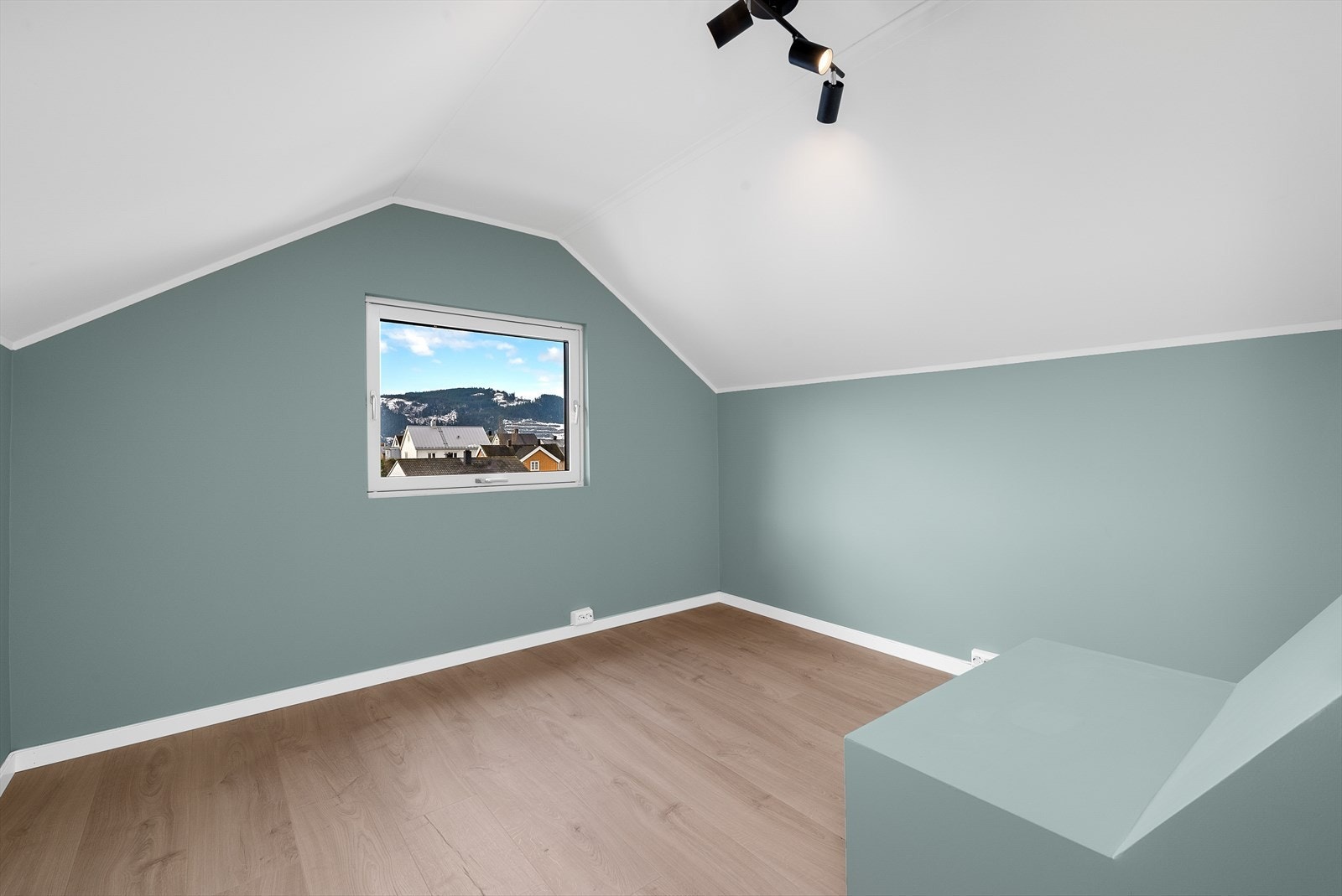 Også loftet er utnyttet, slik at man får ekstra soverom. Galleribilde