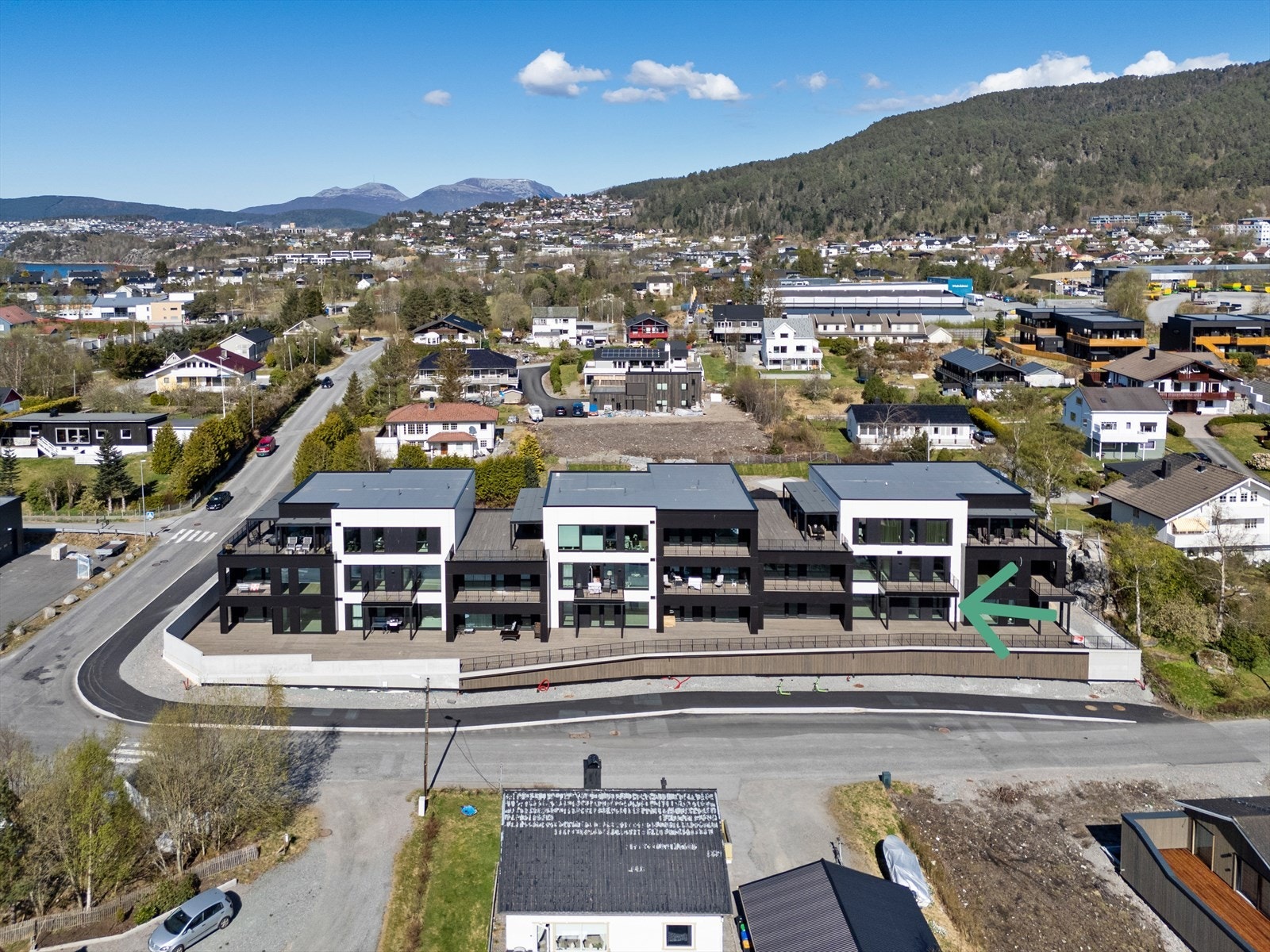 Dronebilde Galleribilde