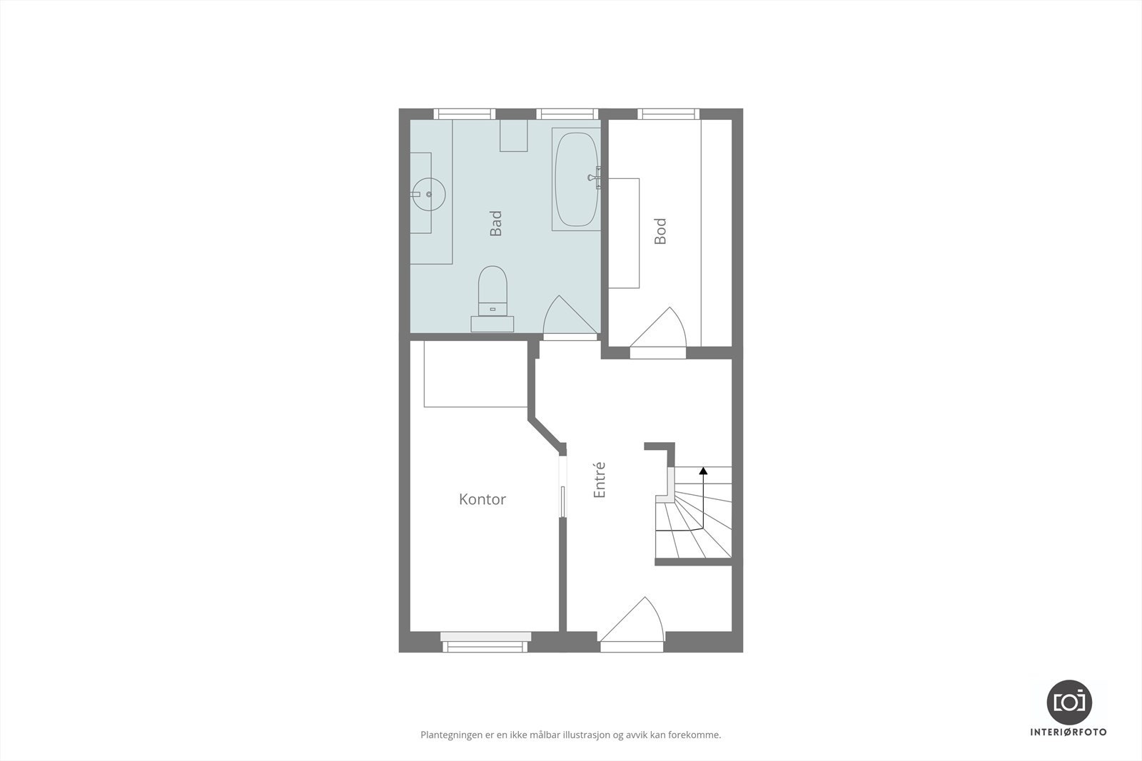 Plantegning Galleribilde