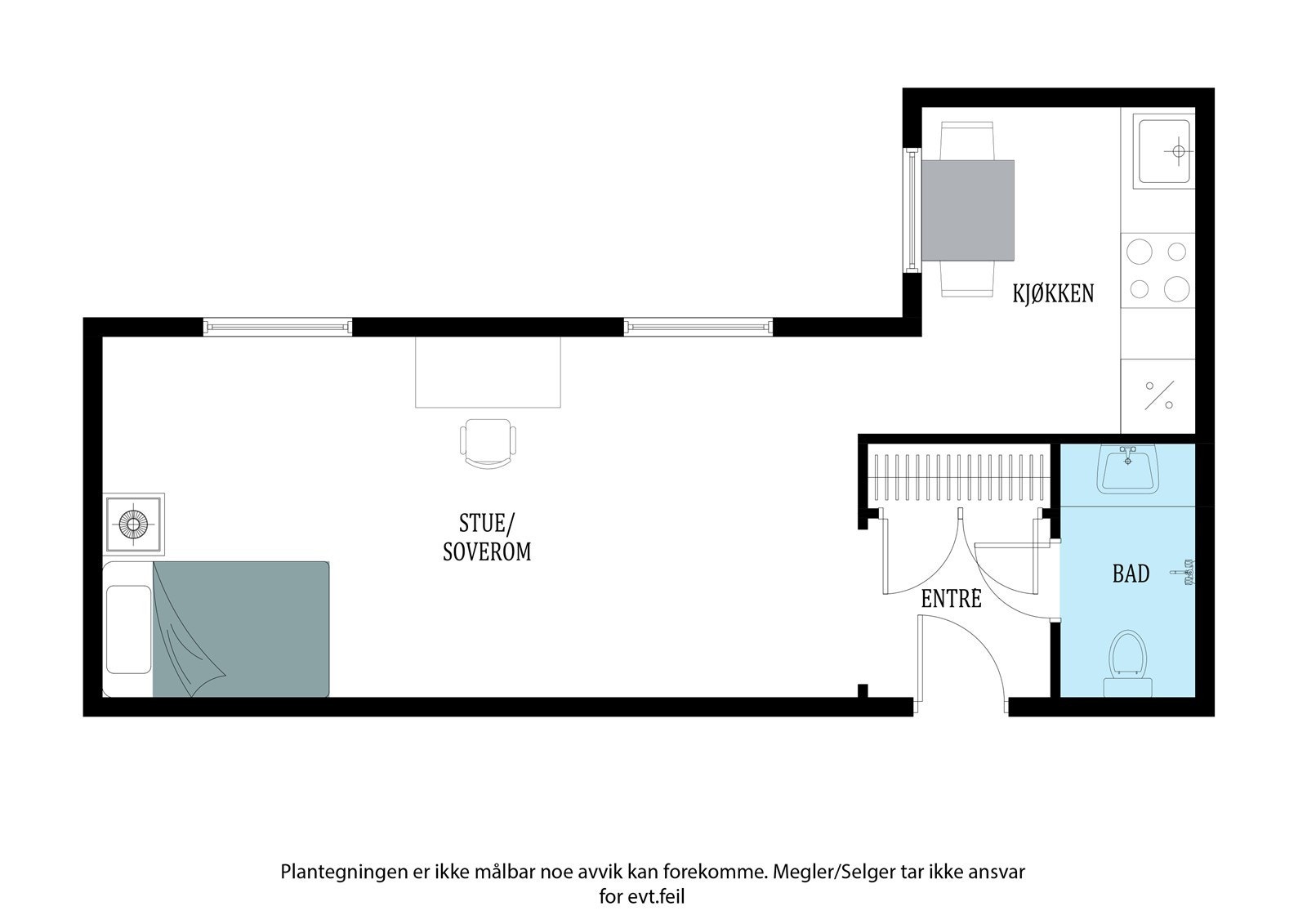 Plantegning Galleribilde