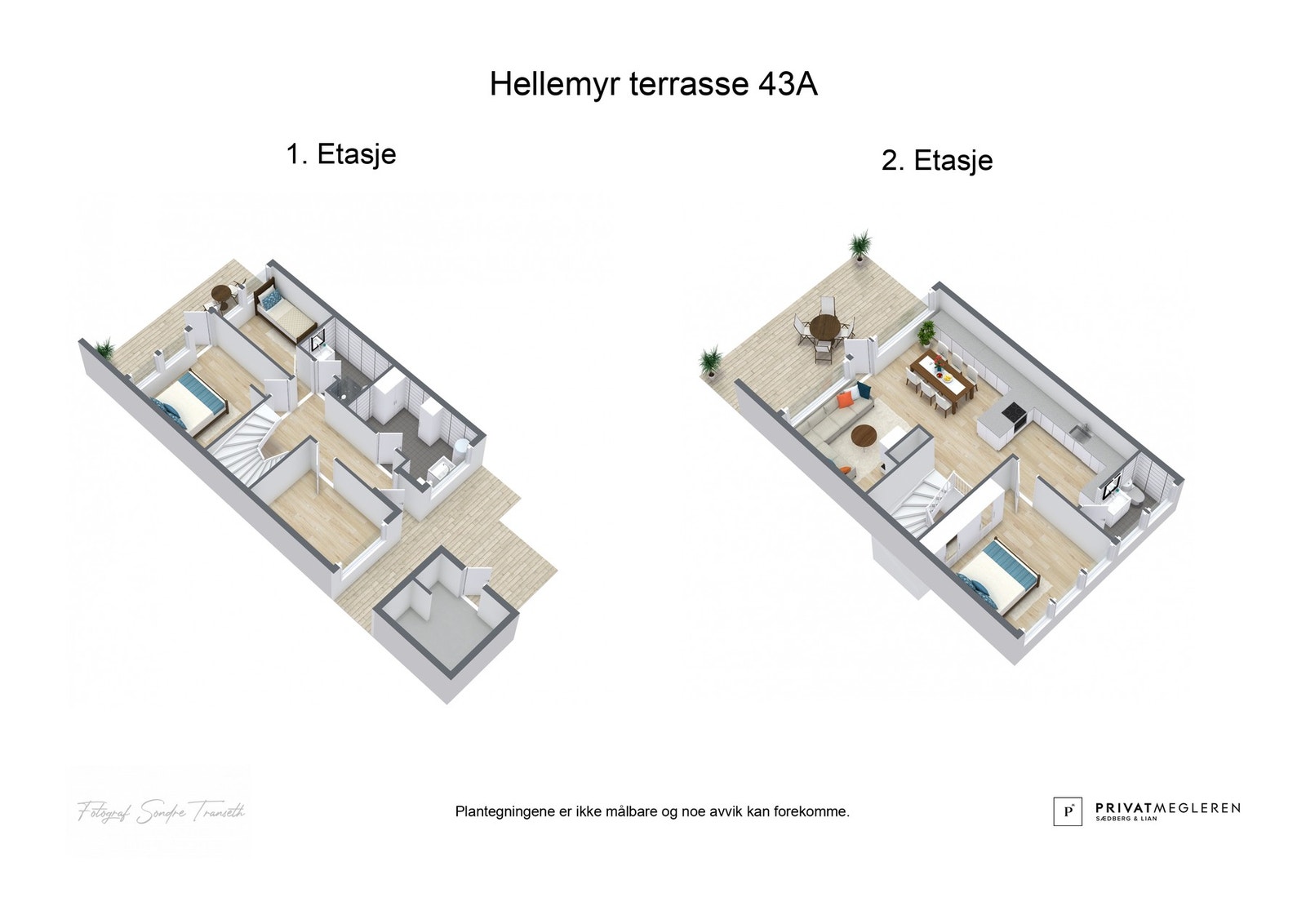 - 3D plantegning (ikke målbart) - Galleribilde