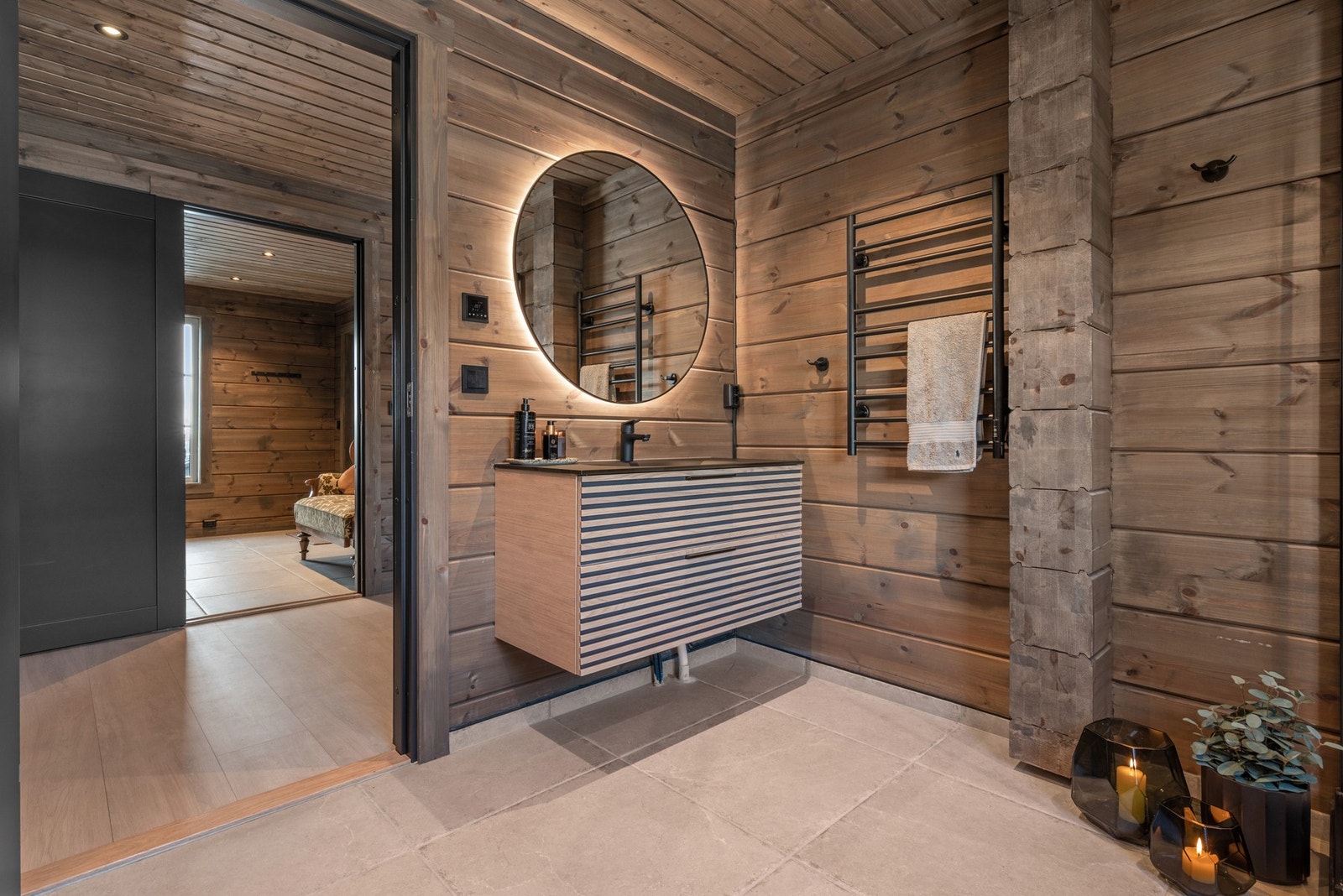 Badet har en lun atmosfære. Galleribilde