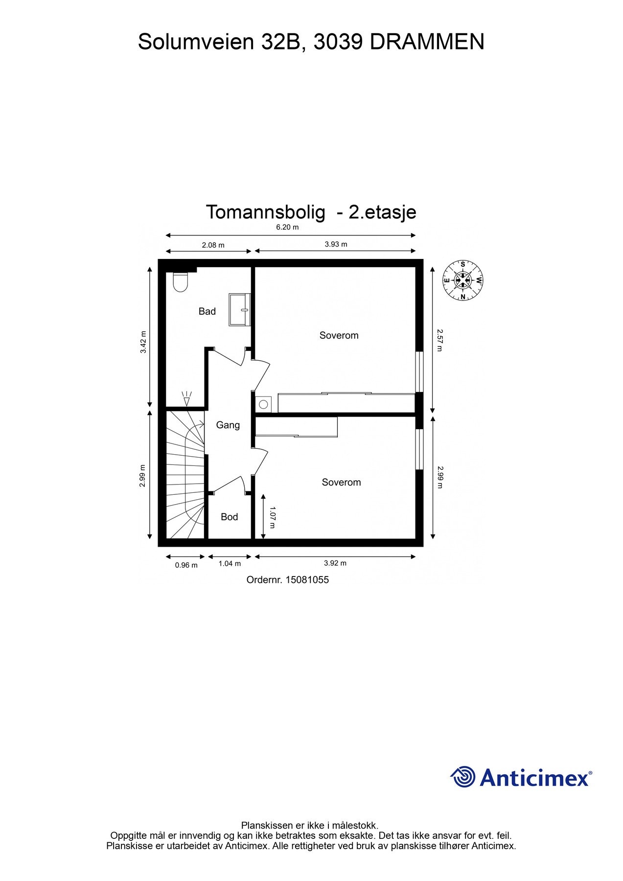 Plantegning 2.etasje Galleribilde