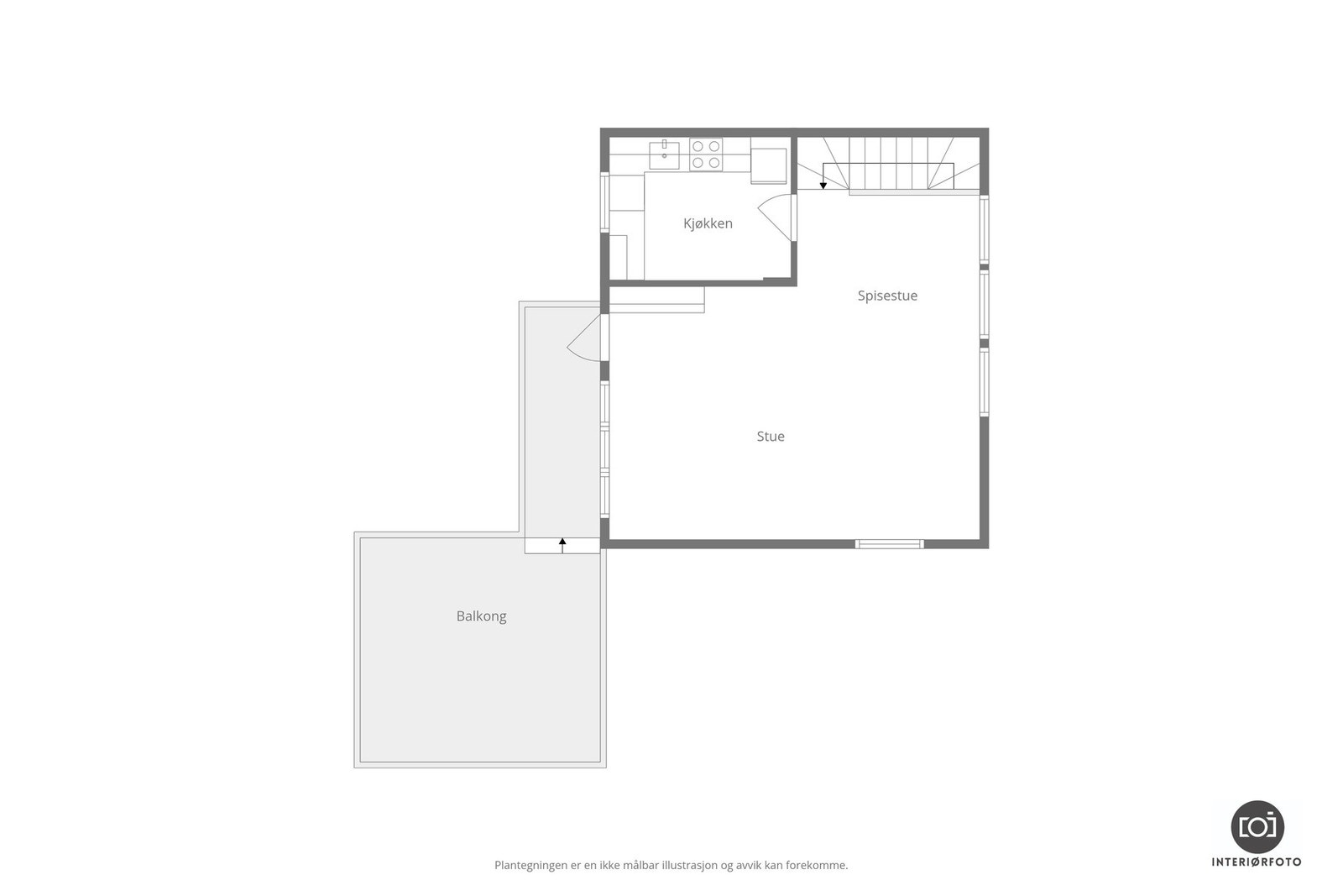 Plantegning 2.etg Galleribilde