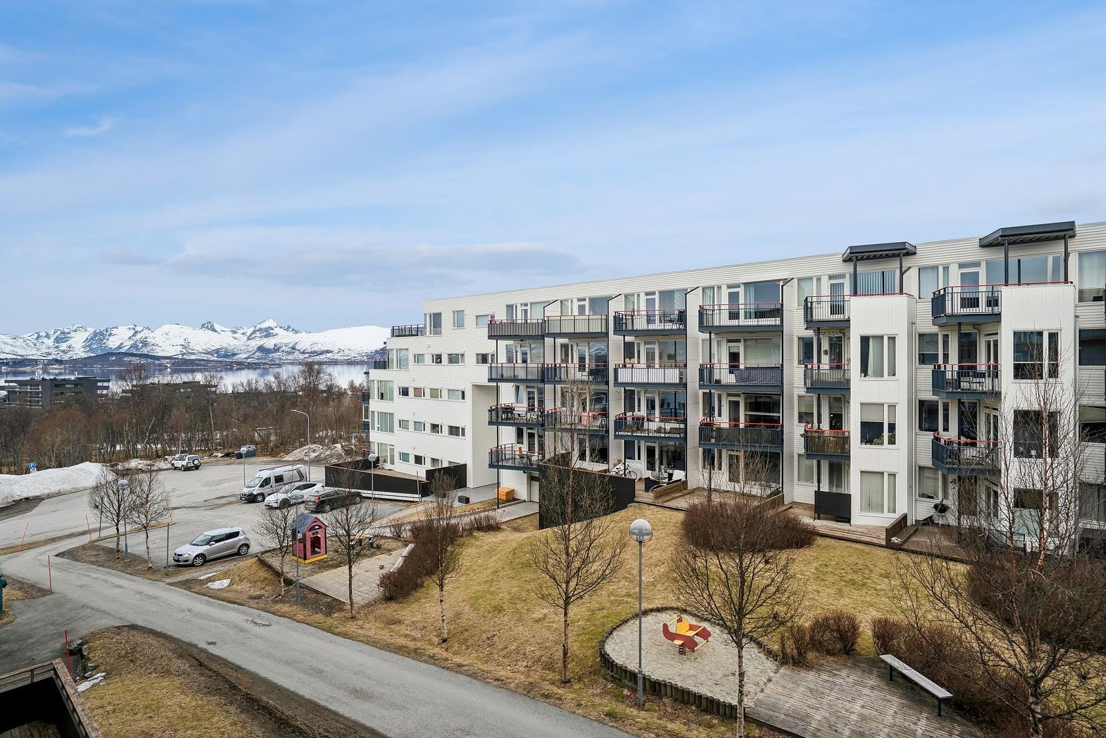 Området er barnevennlig og rolig.