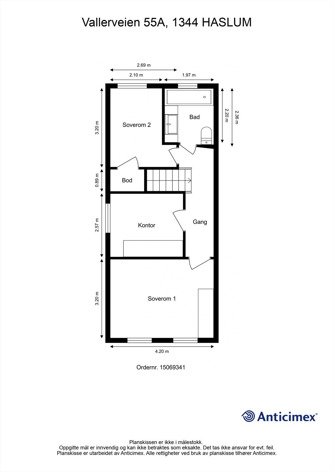 Plantegning Galleribilde