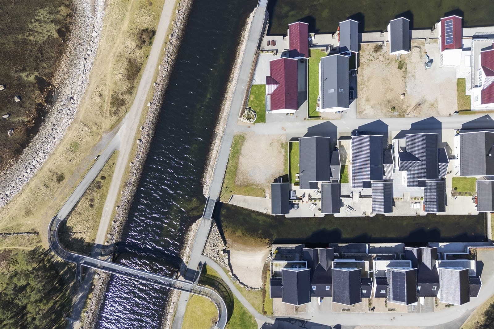 Dronefoto - Fugleperspektiv Galleribilde