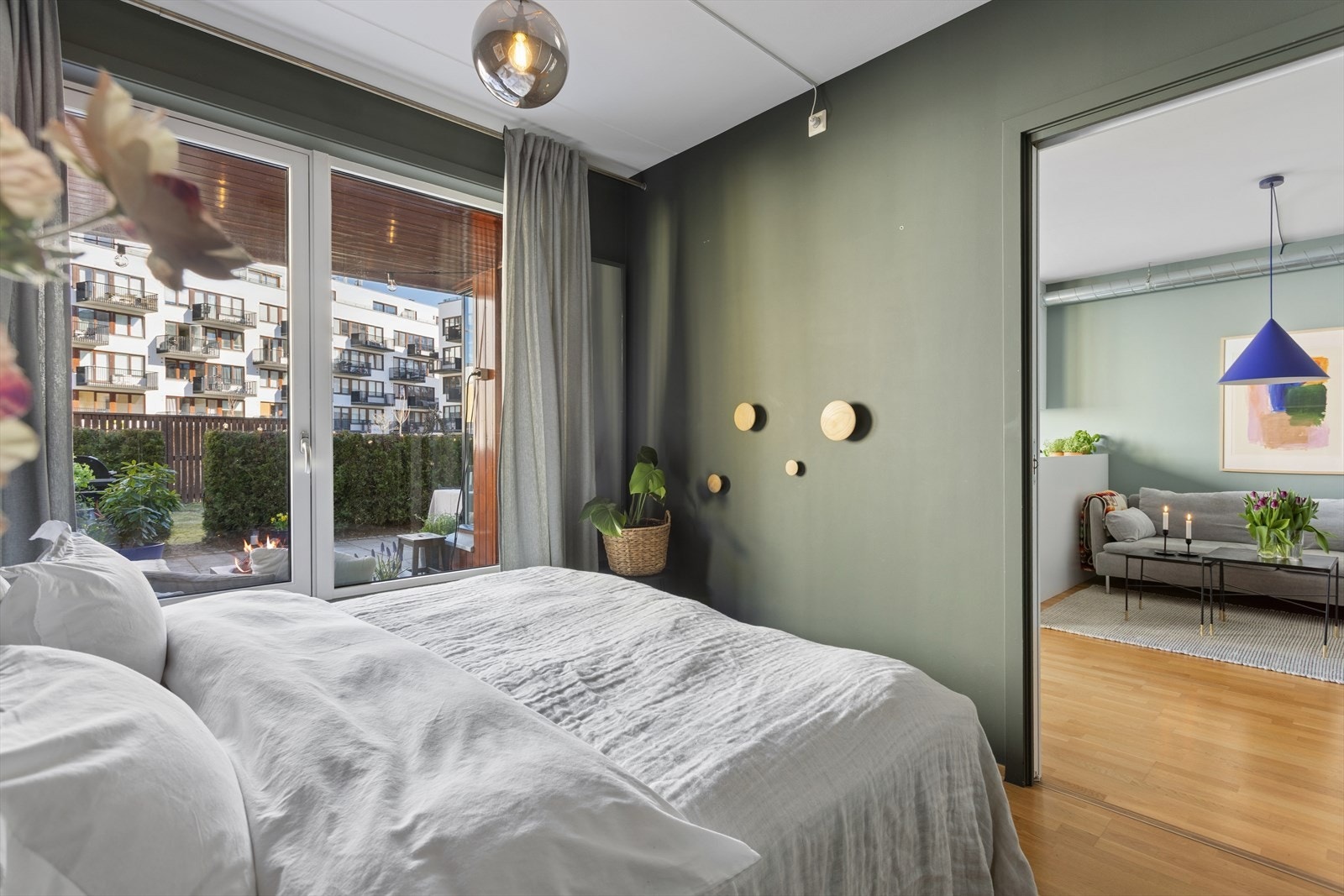 Innbydende og behagelig soverom. Galleribilde