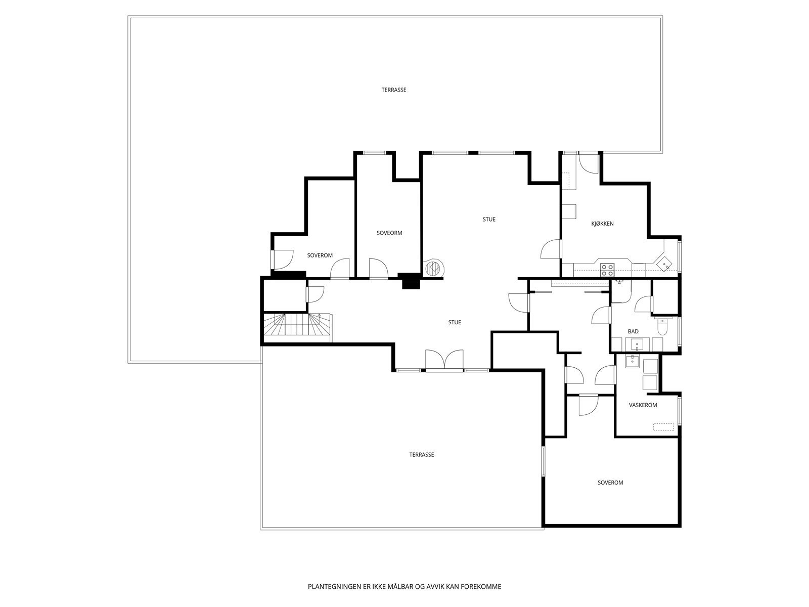 Plantegning hovedetasje Galleribilde