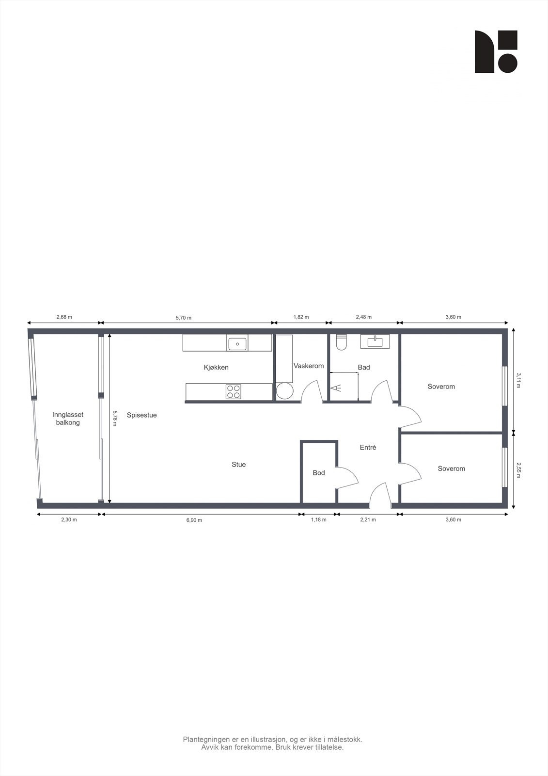 Plantegning Galleribilde