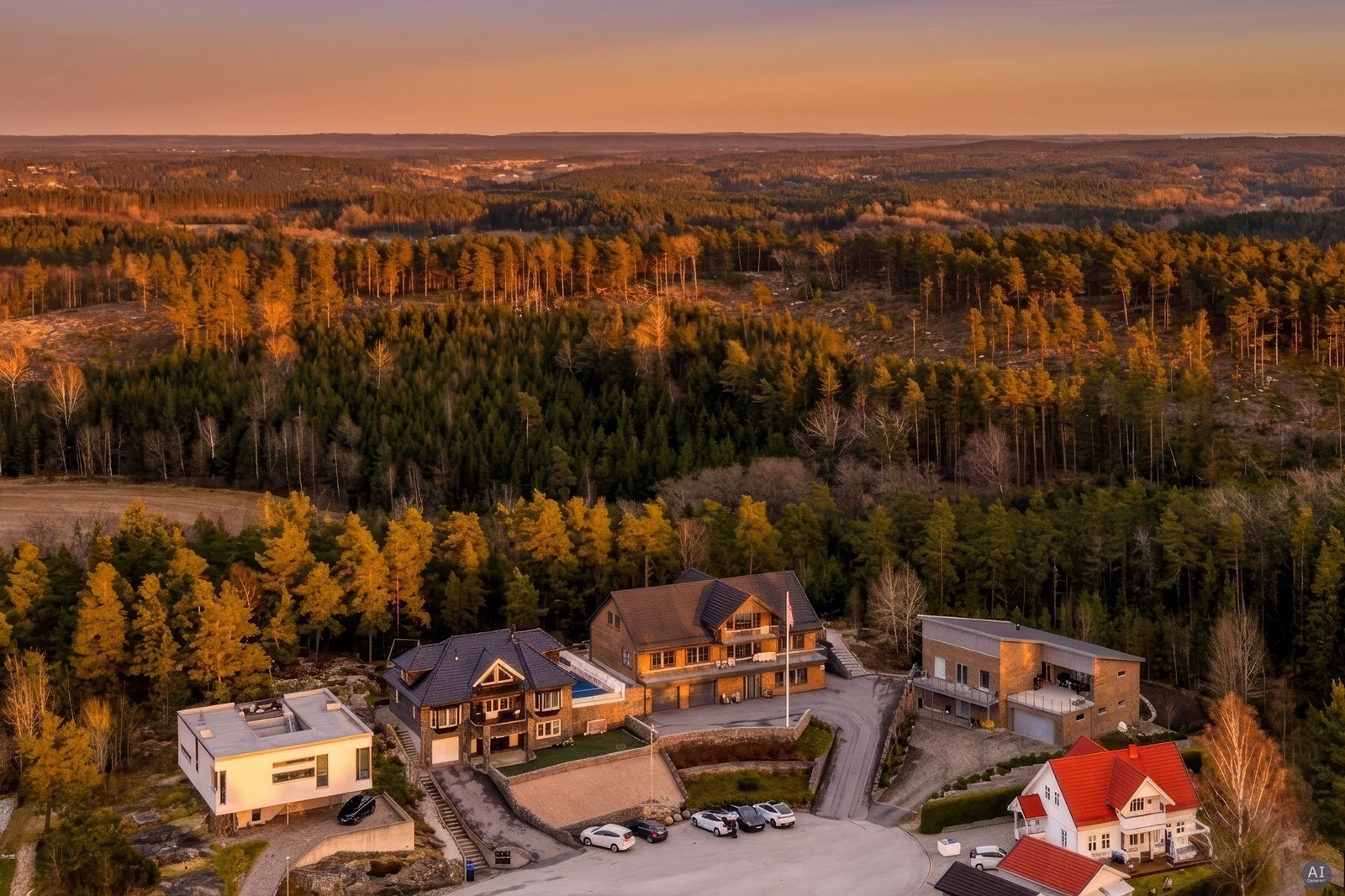 Fra eiendommen er det kort vei til både skoler, barnehager og idrettsanlegg. Galleribilde