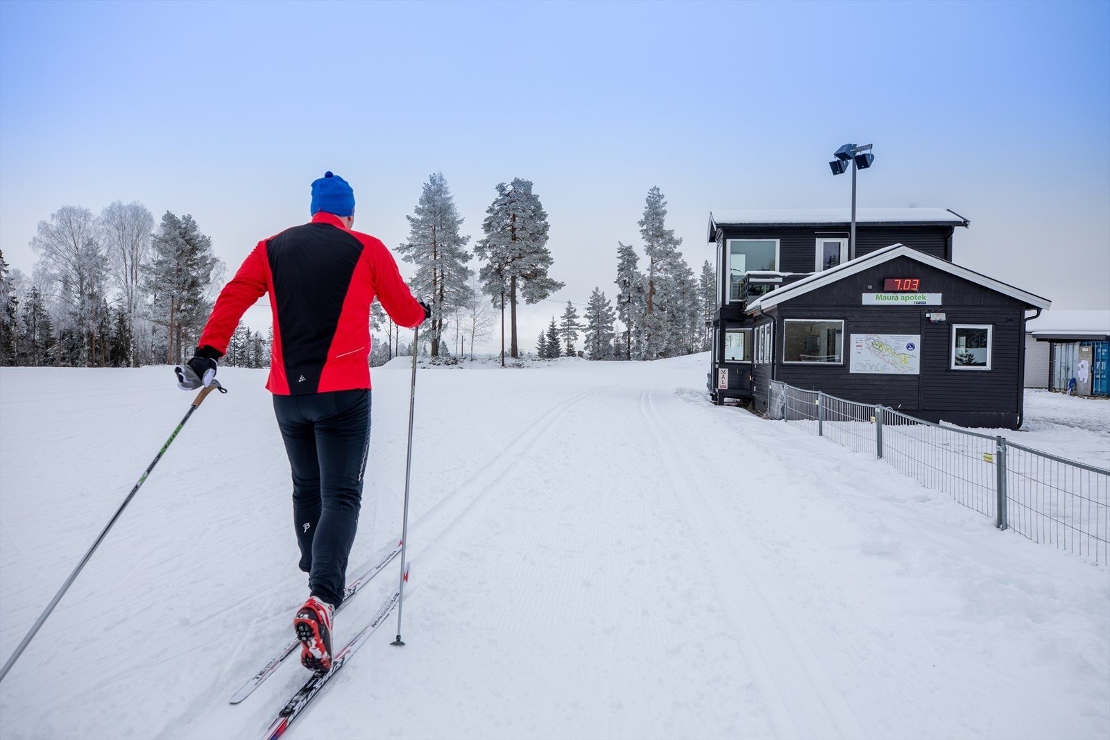 Området byr på nærhet til både flotte langrennsløyper og alpinanlegget i Åslia. Galleribilde