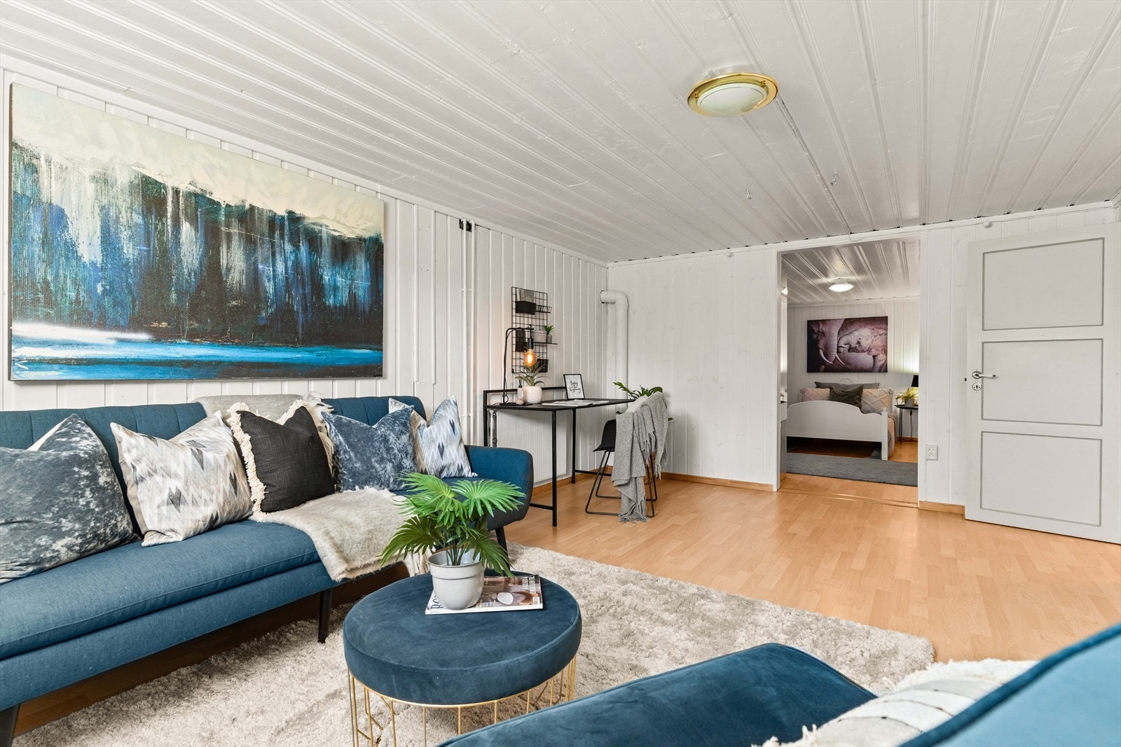 Perfekt rom for kjellerstue, hobbyrom eller lignende. Galleribilde