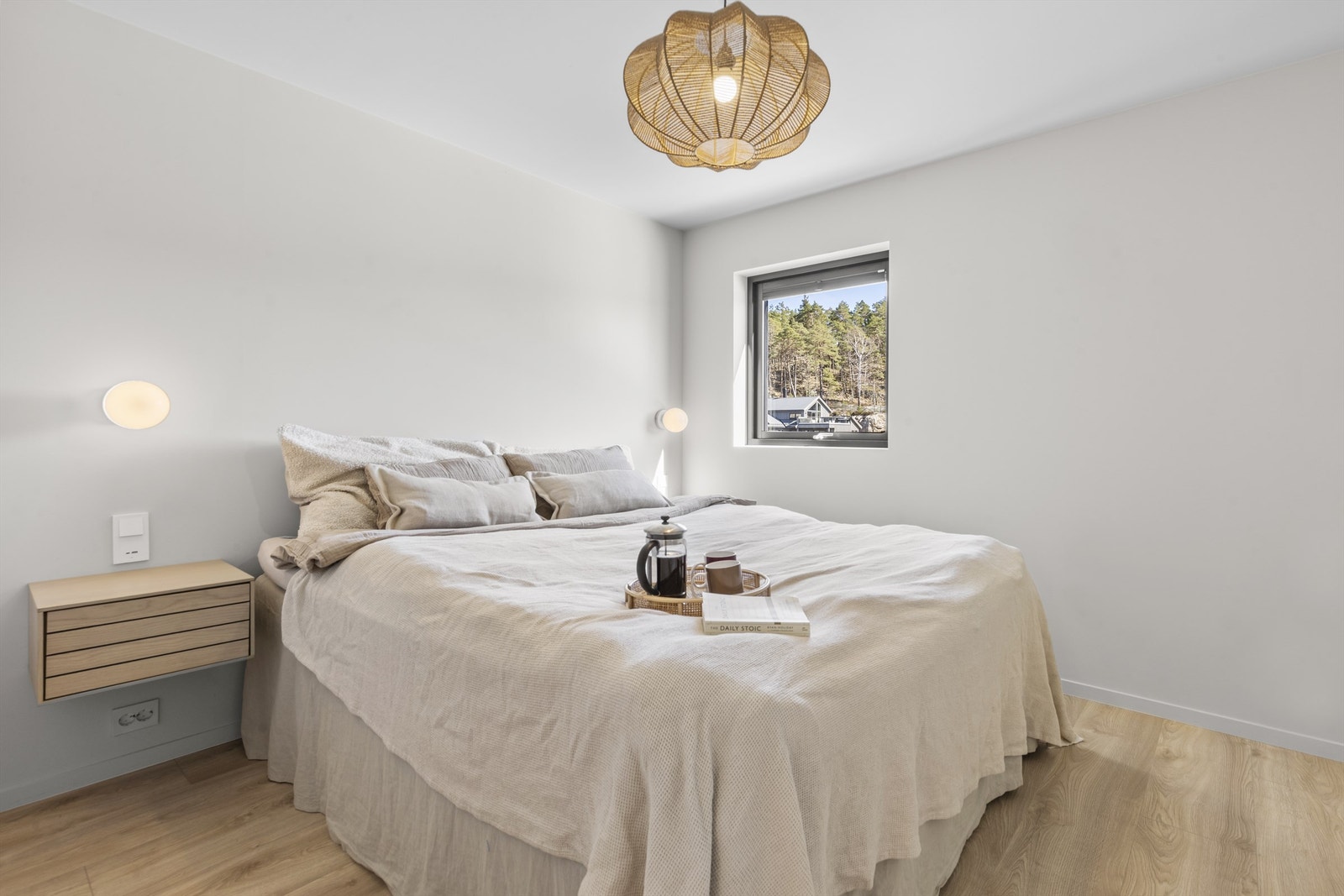 Romslig soverom Galleribilde