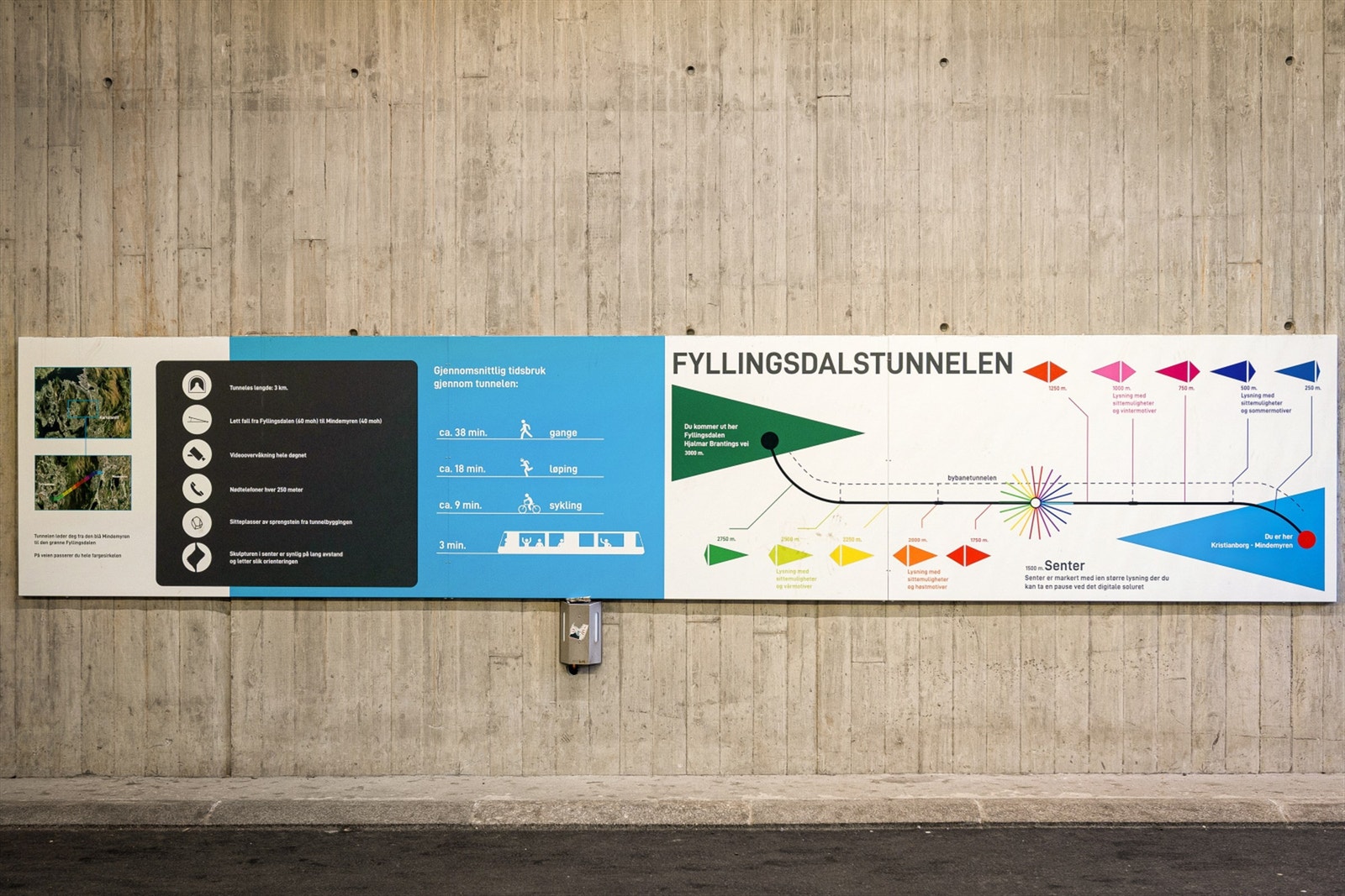 Fyllingsdalstunnelen er like ved og kan benyttes som tur alternativ på regnfulle dager! Galleribilde