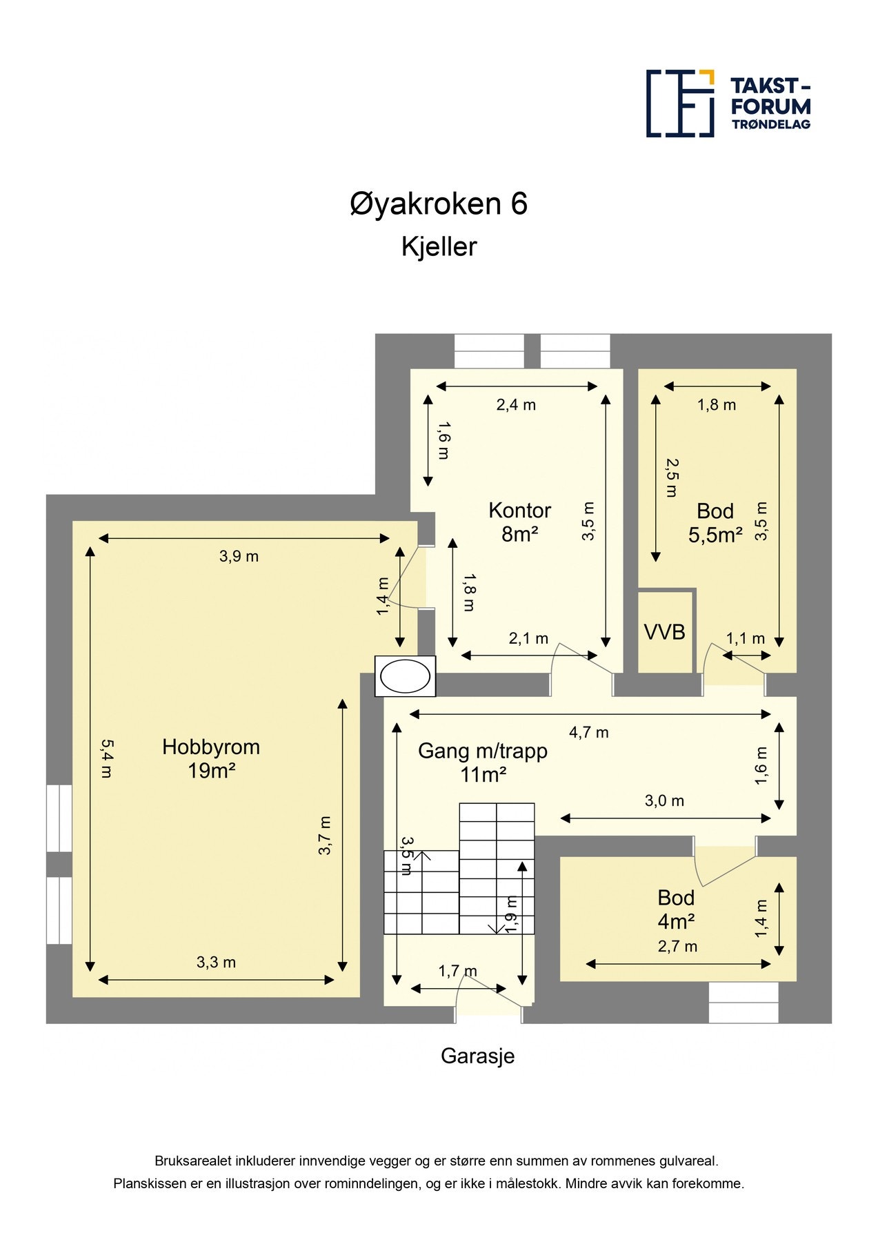 Plantegning Galleribilde