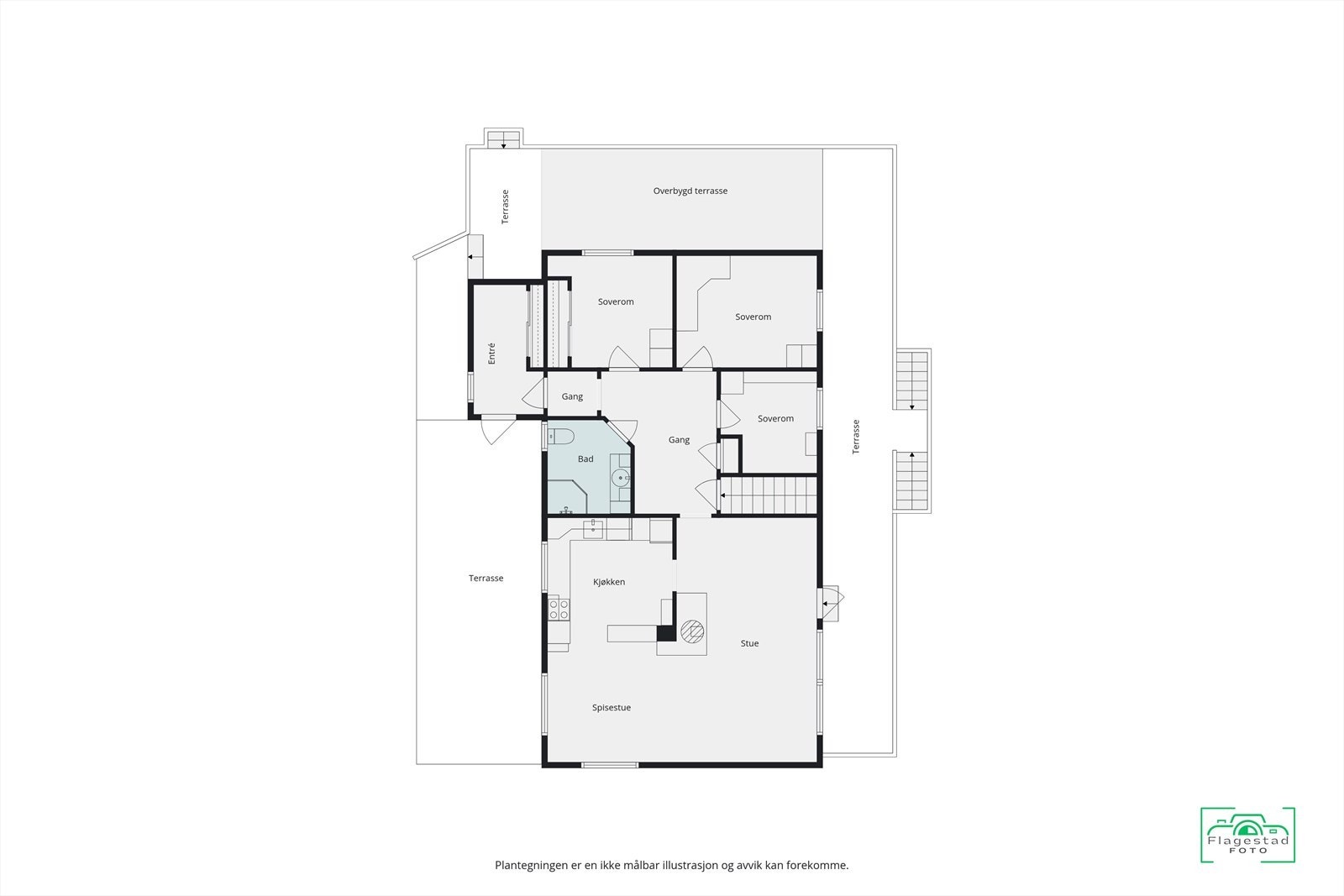 Plantegning hovedplan Galleribilde